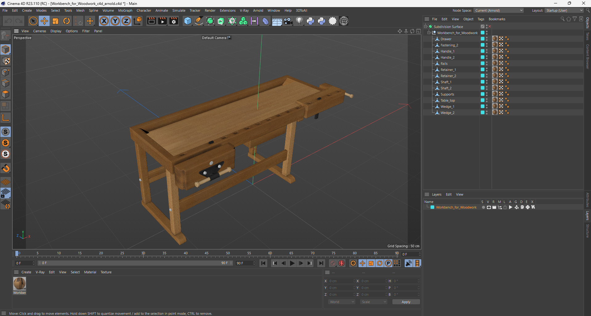 Workbench for Woodwork 3D