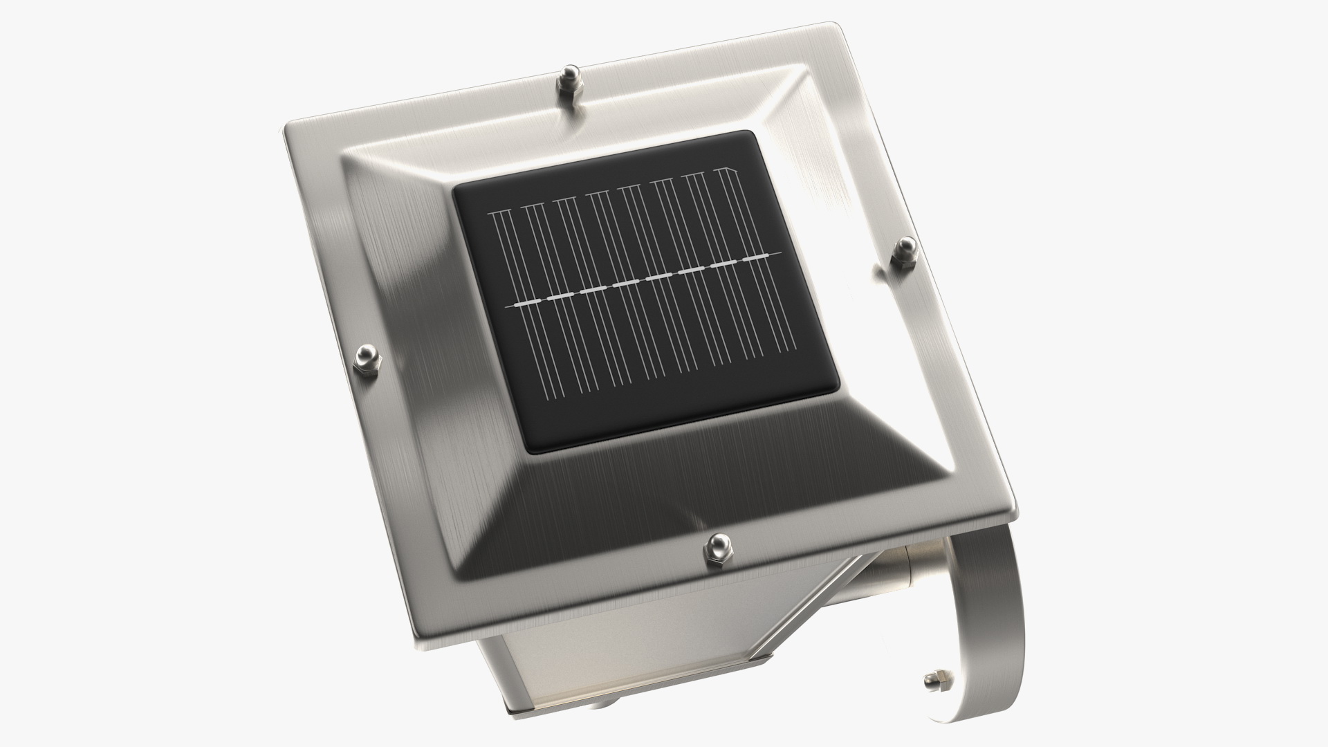 Classical Design Solar Outdoor Wall Lamp Switched On 3D
