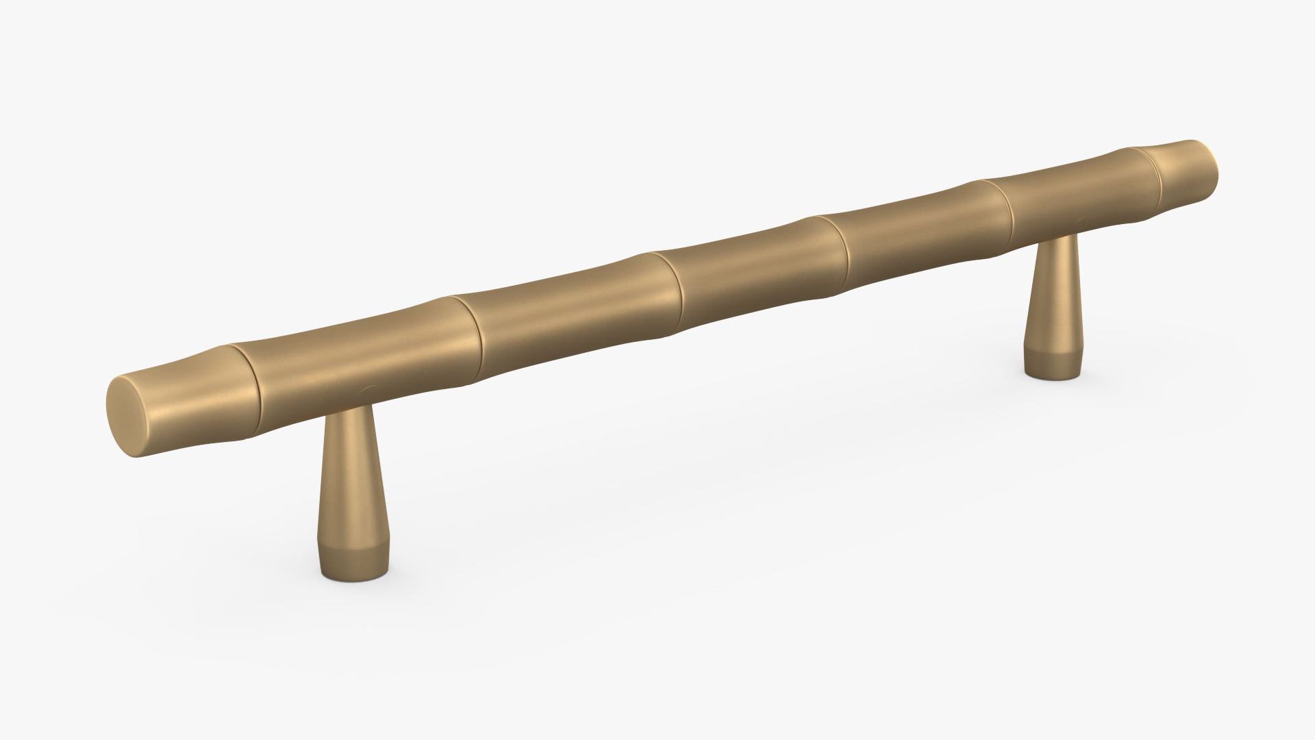 Kitchen Cabinet Handle T-Bar Designed Bronze 3D model