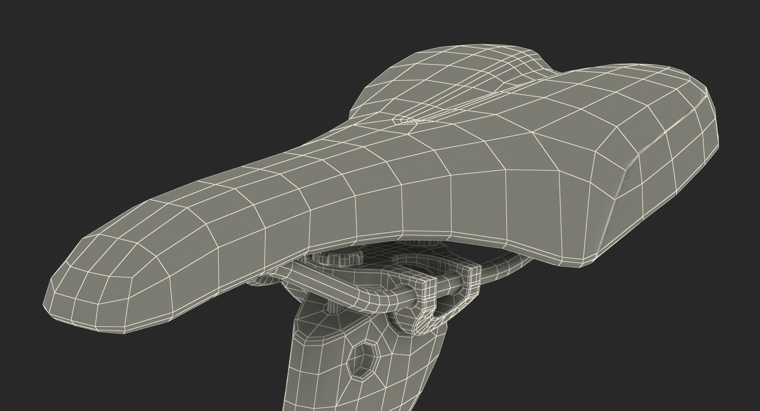 Blue Track Bike Dolan DF4 Carbon Rigged 3D model