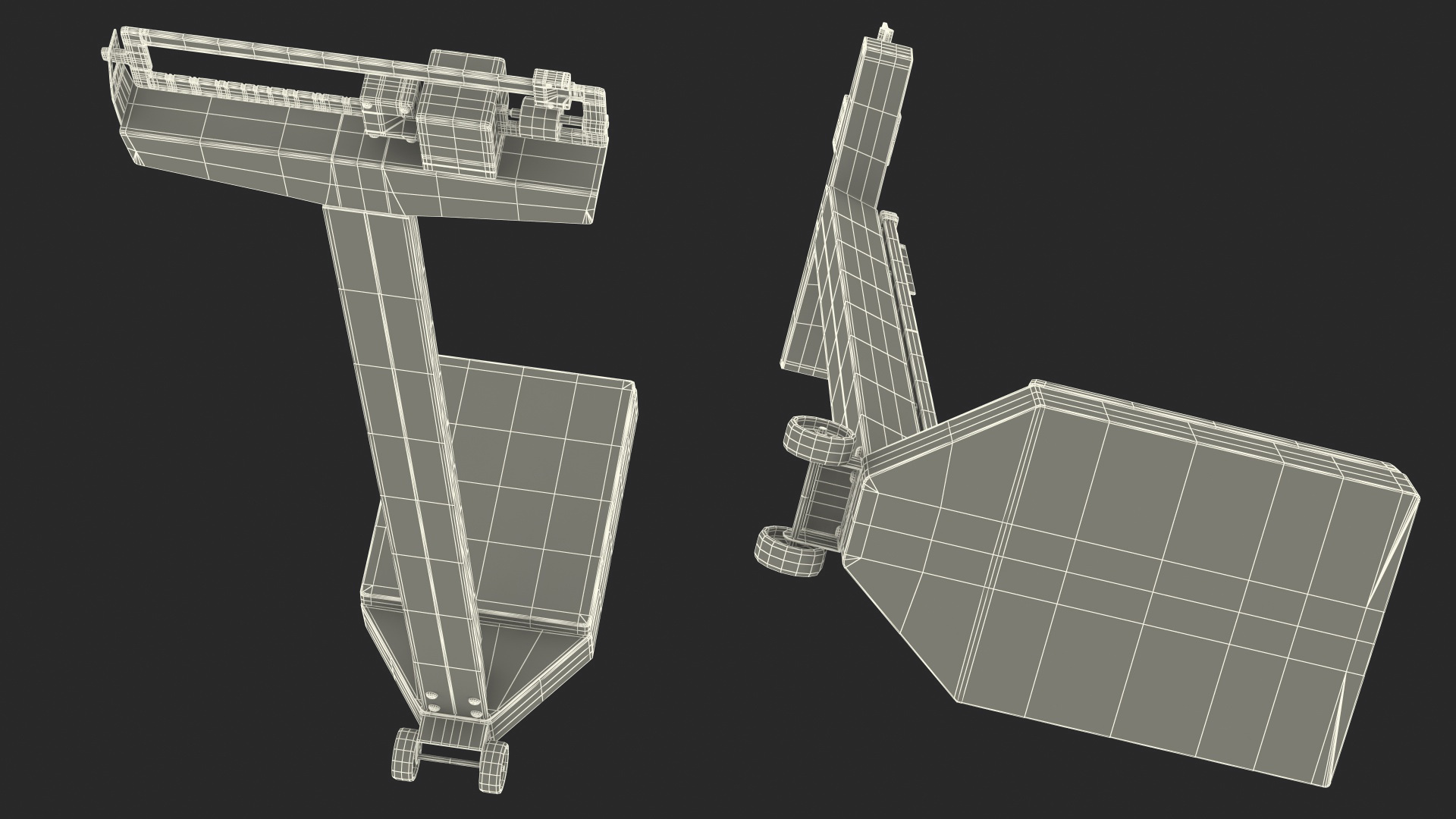 3D model Detecto Weigh Beam Scale with Height Rod