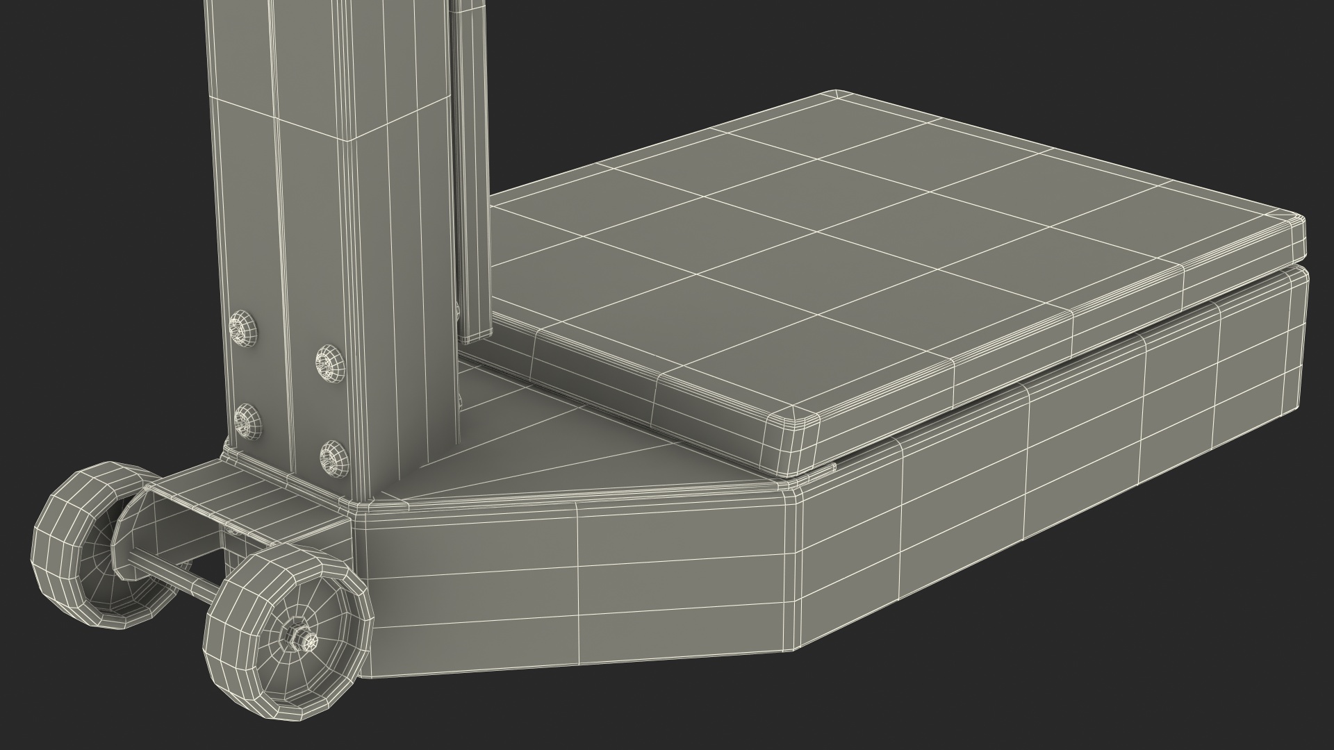 3D model Detecto Weigh Beam Scale with Height Rod