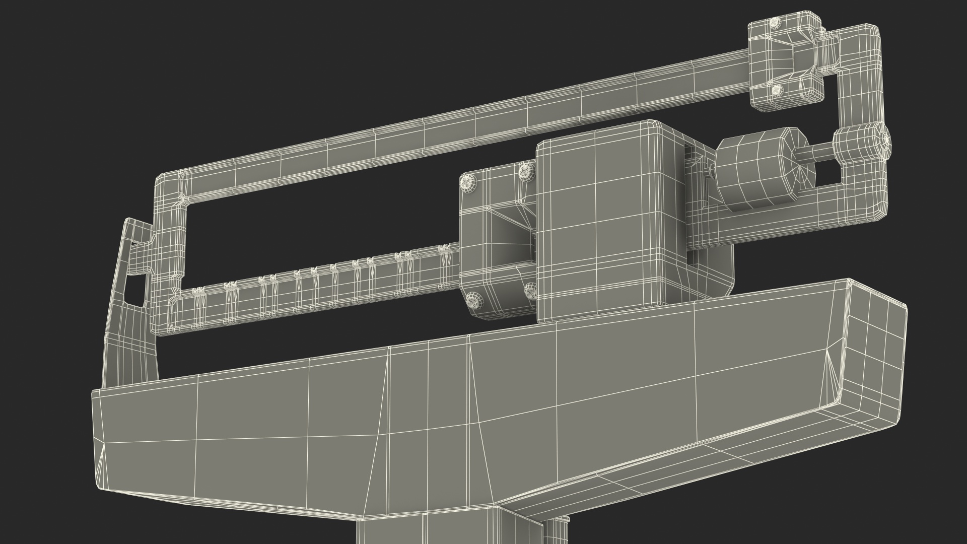 3D model Detecto Weigh Beam Scale with Height Rod