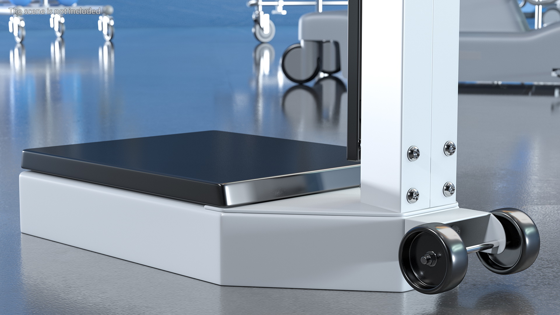 3D model Detecto Weigh Beam Scale with Height Rod