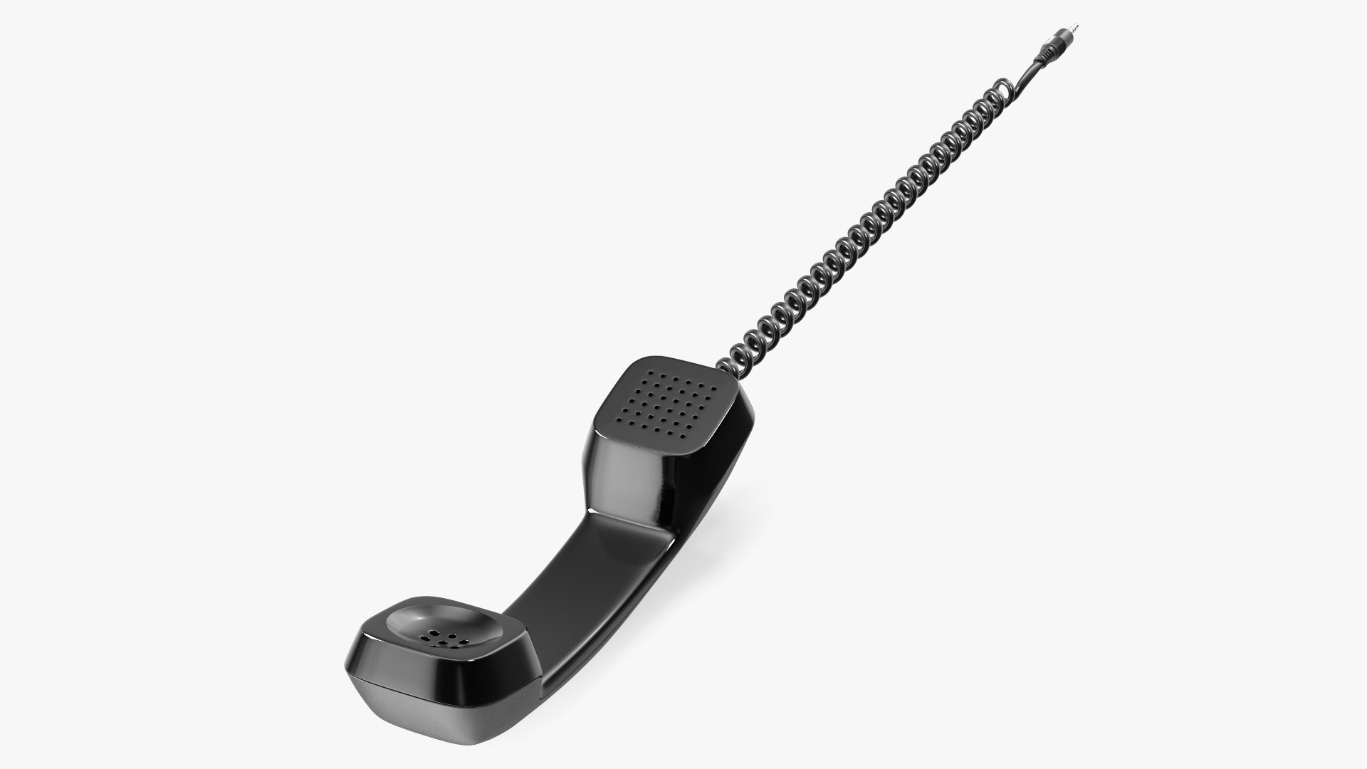 Minijack Telephone Receiver 3D