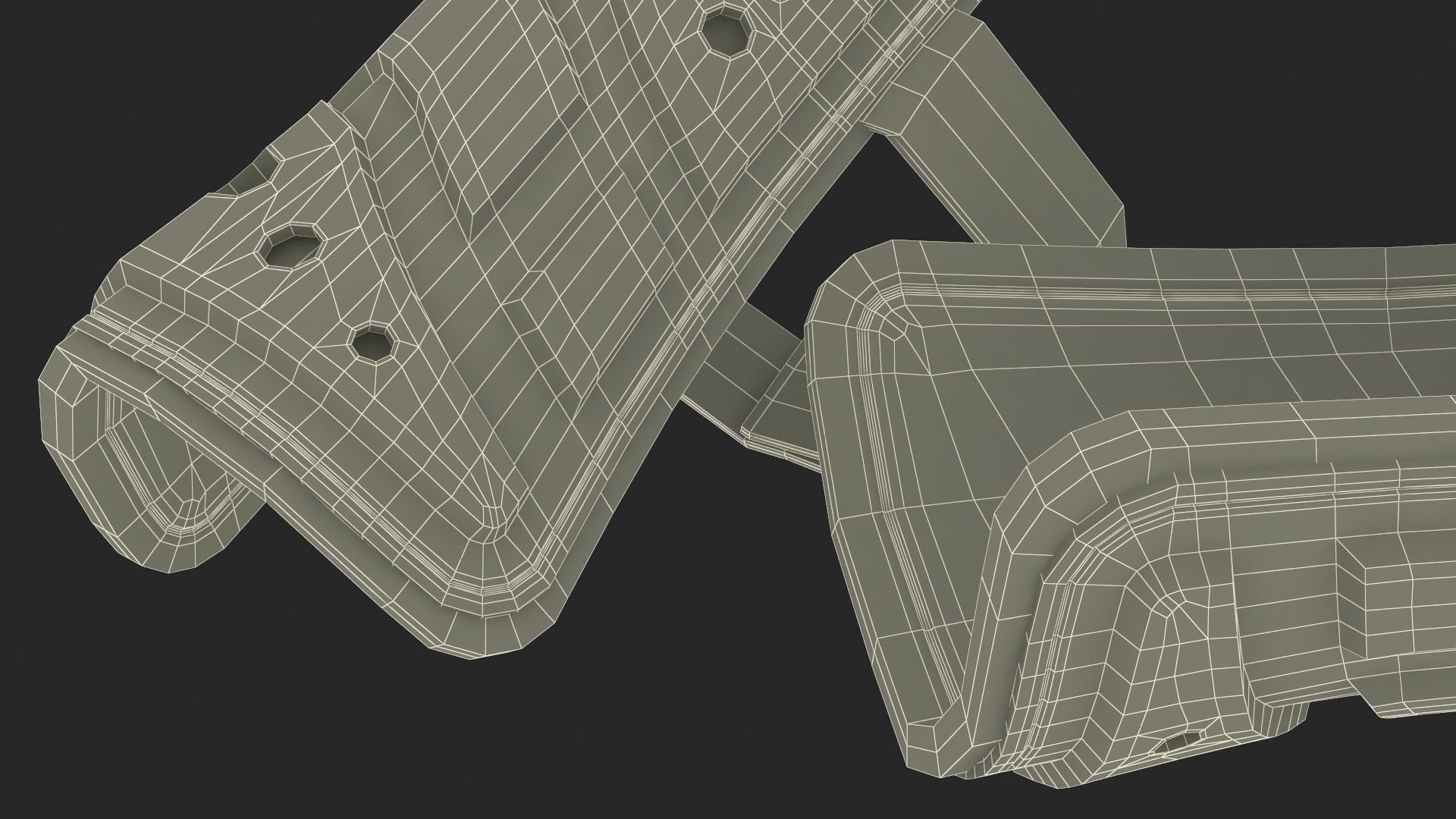 Hockey Goalie Leg Pads 3D
