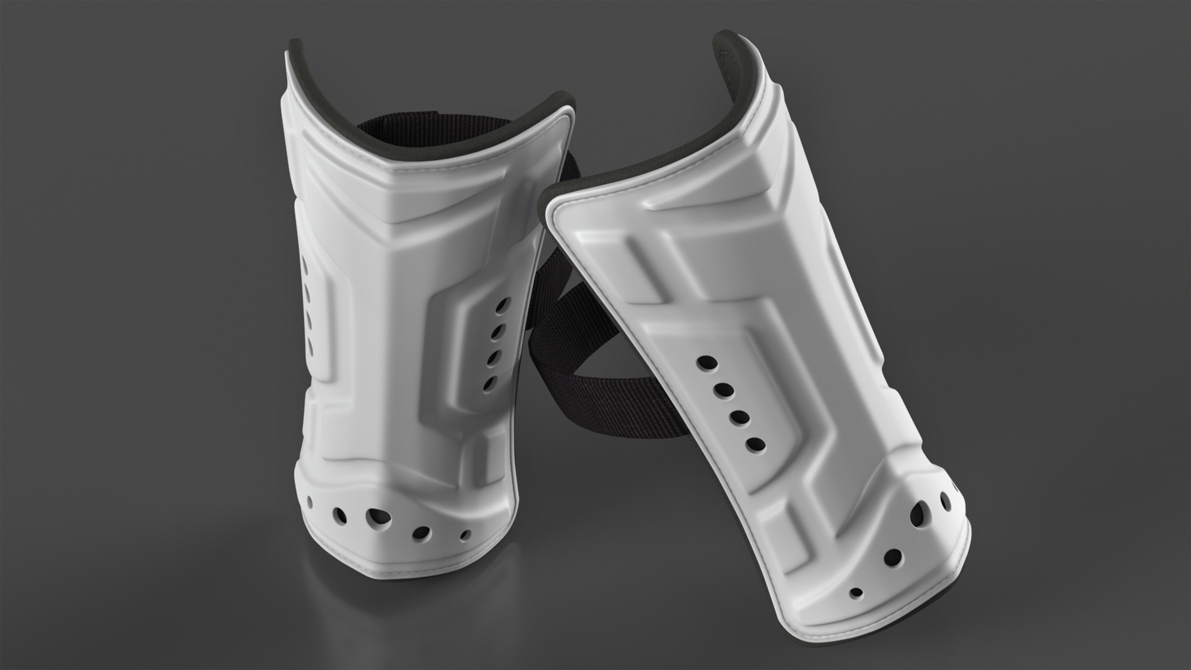 Hockey Goalie Leg Pads 3D