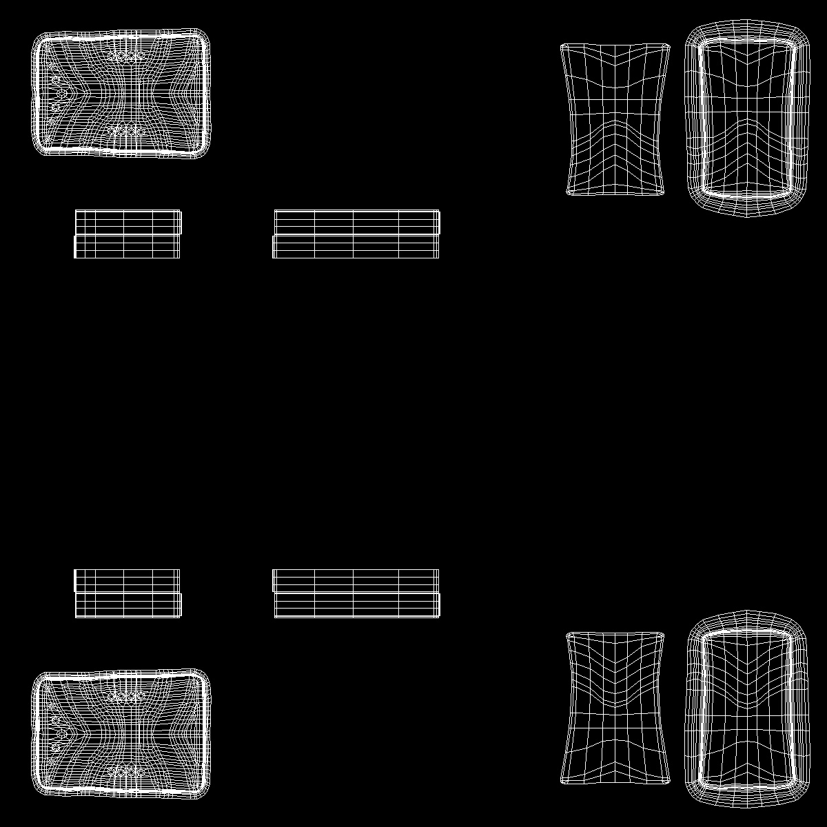 Hockey Goalie Leg Pads 3D