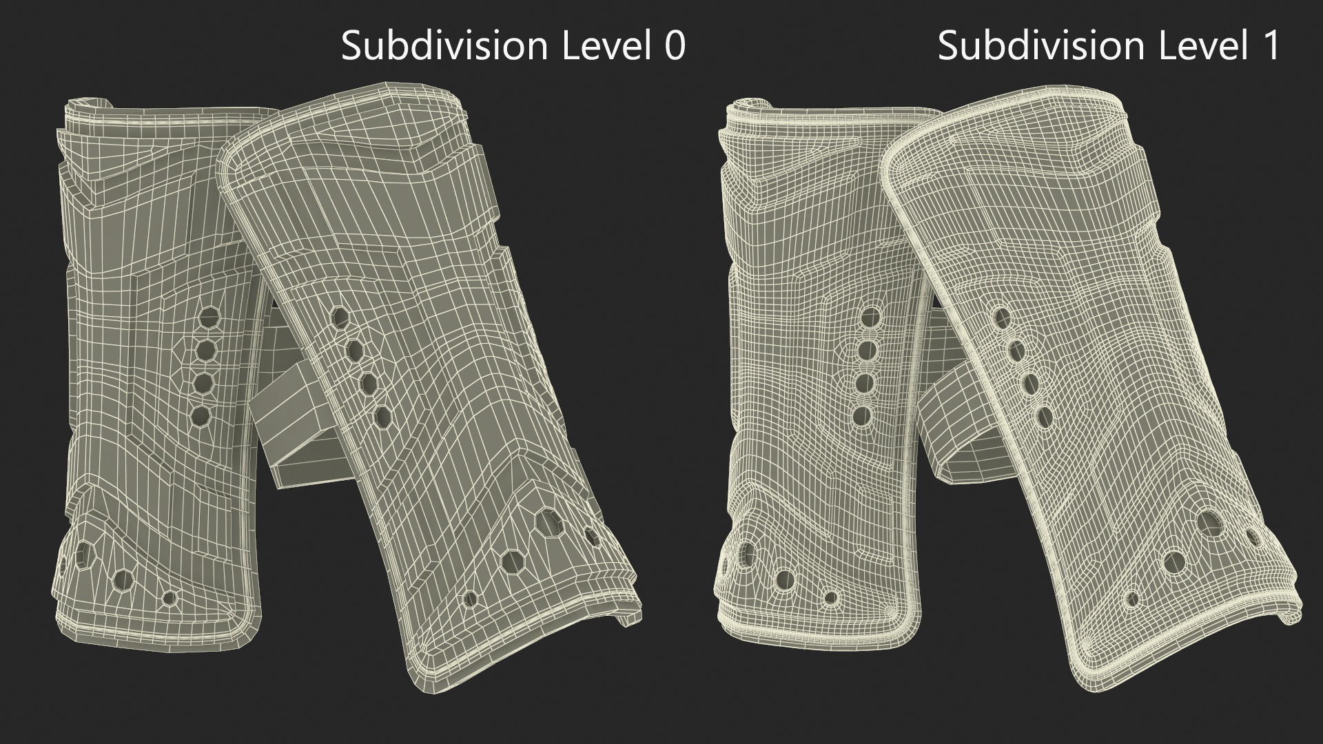 Hockey Goalie Leg Pads 3D