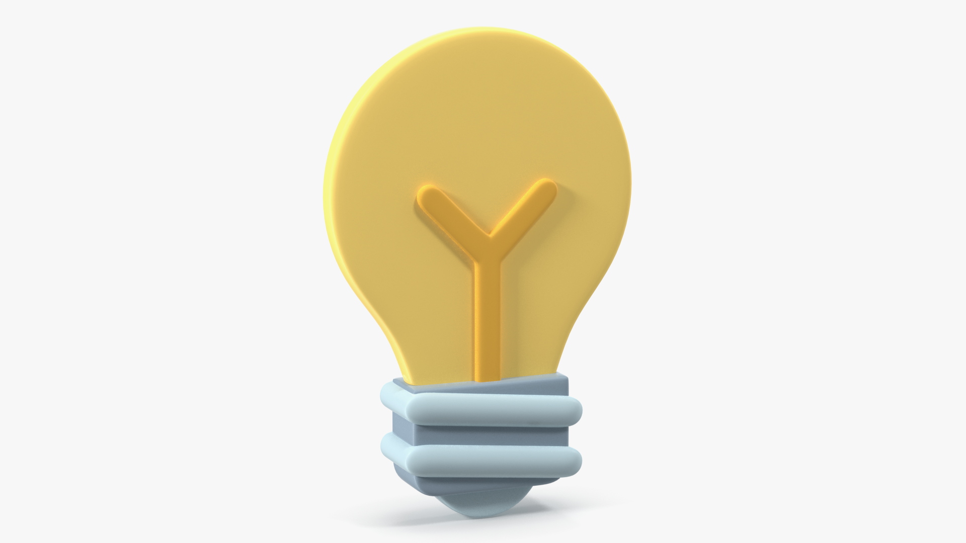 3D Light Bulb Emoji