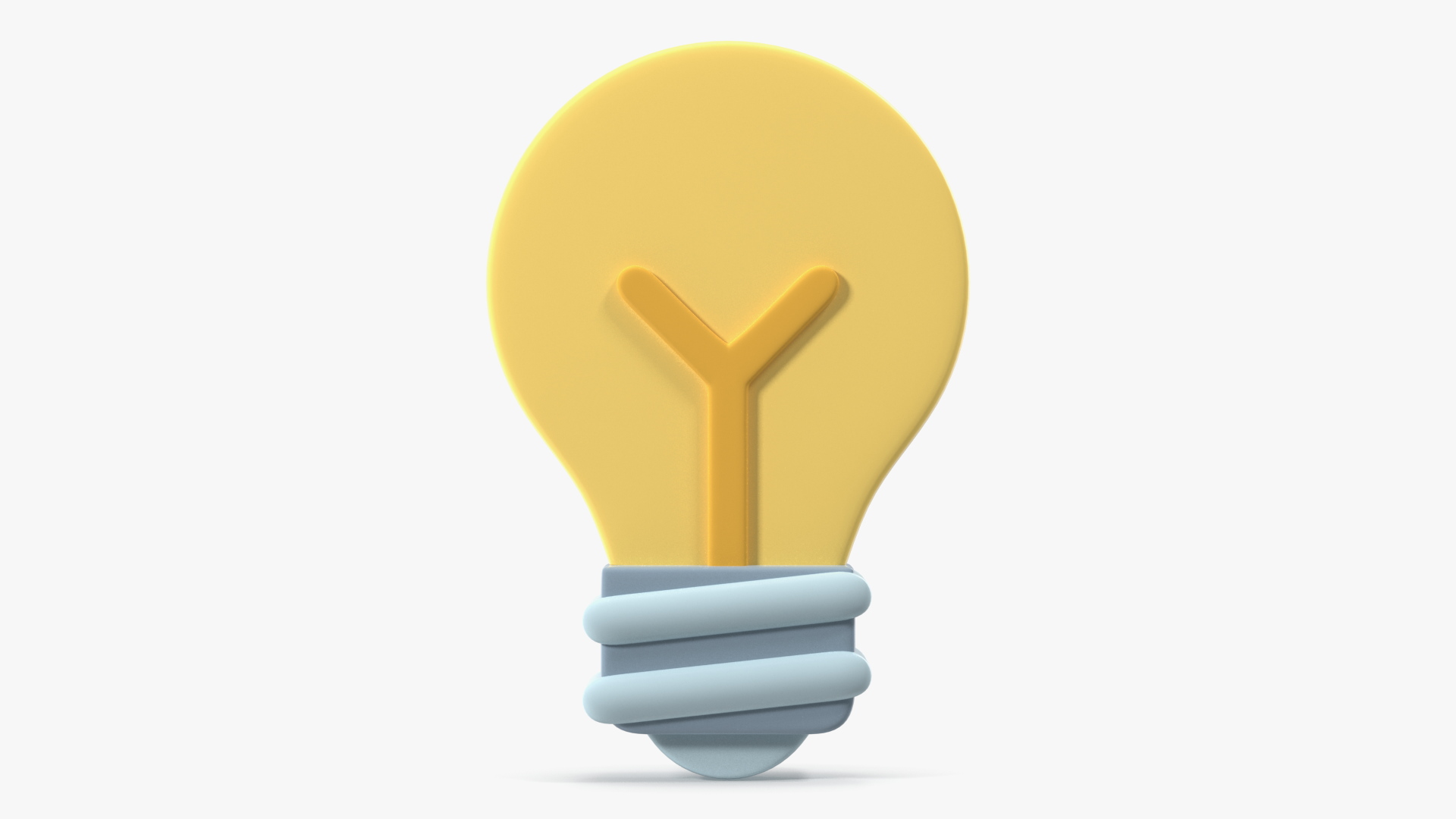 3D Light Bulb Emoji