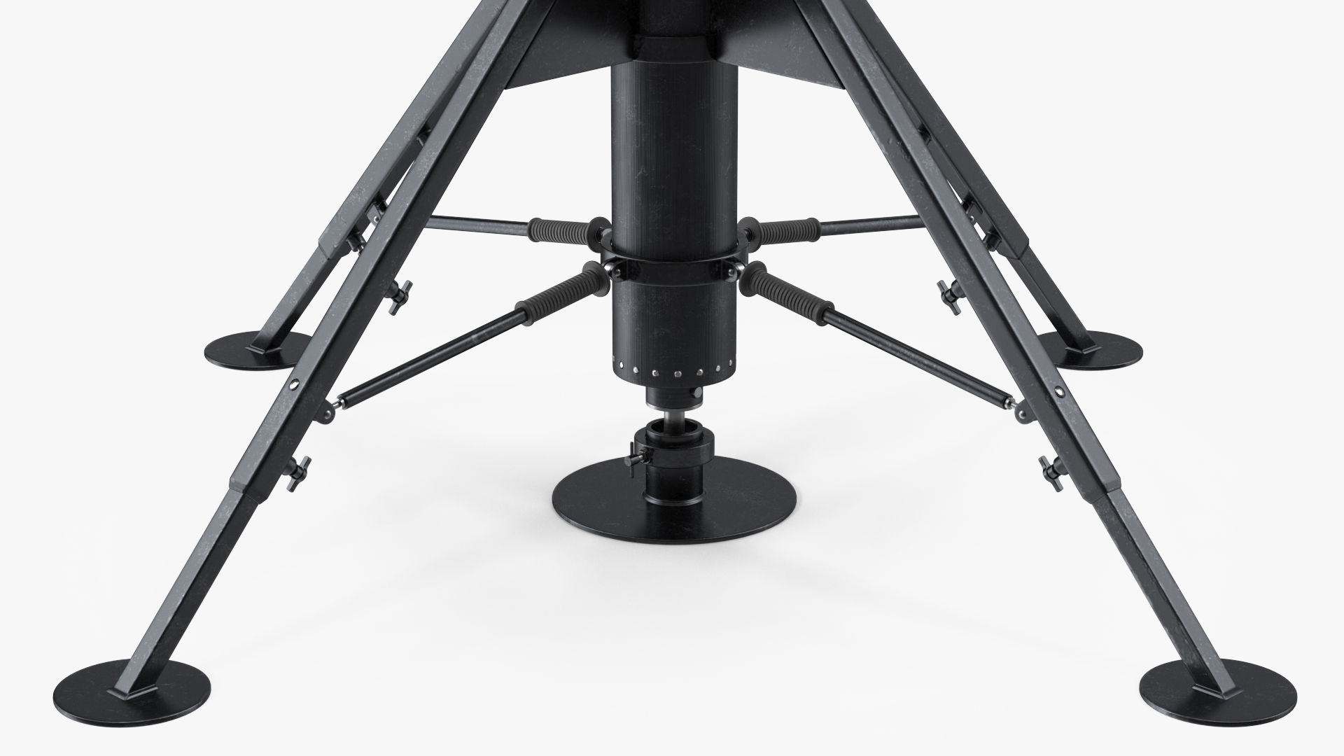 3D model Anti UAV Electro Optical System and Directional RF Inhibitor