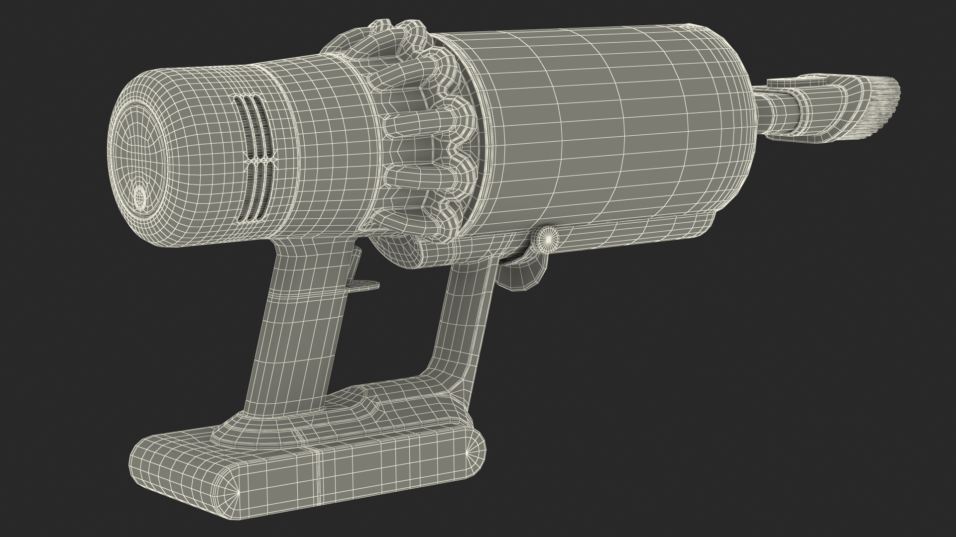 3D model Dyson V15 Cordless Vacuum Cleaner with Combi Brush