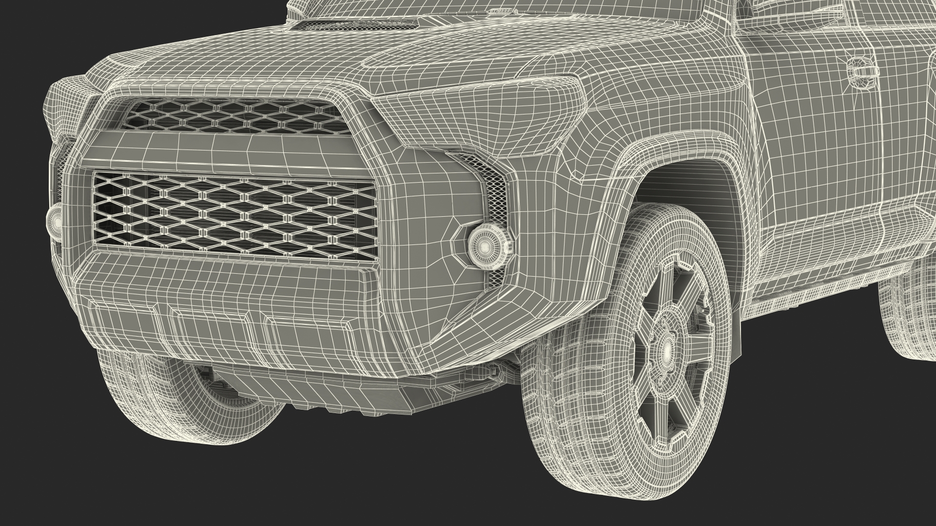 3D 4x4 SUV Generic Simple Interior