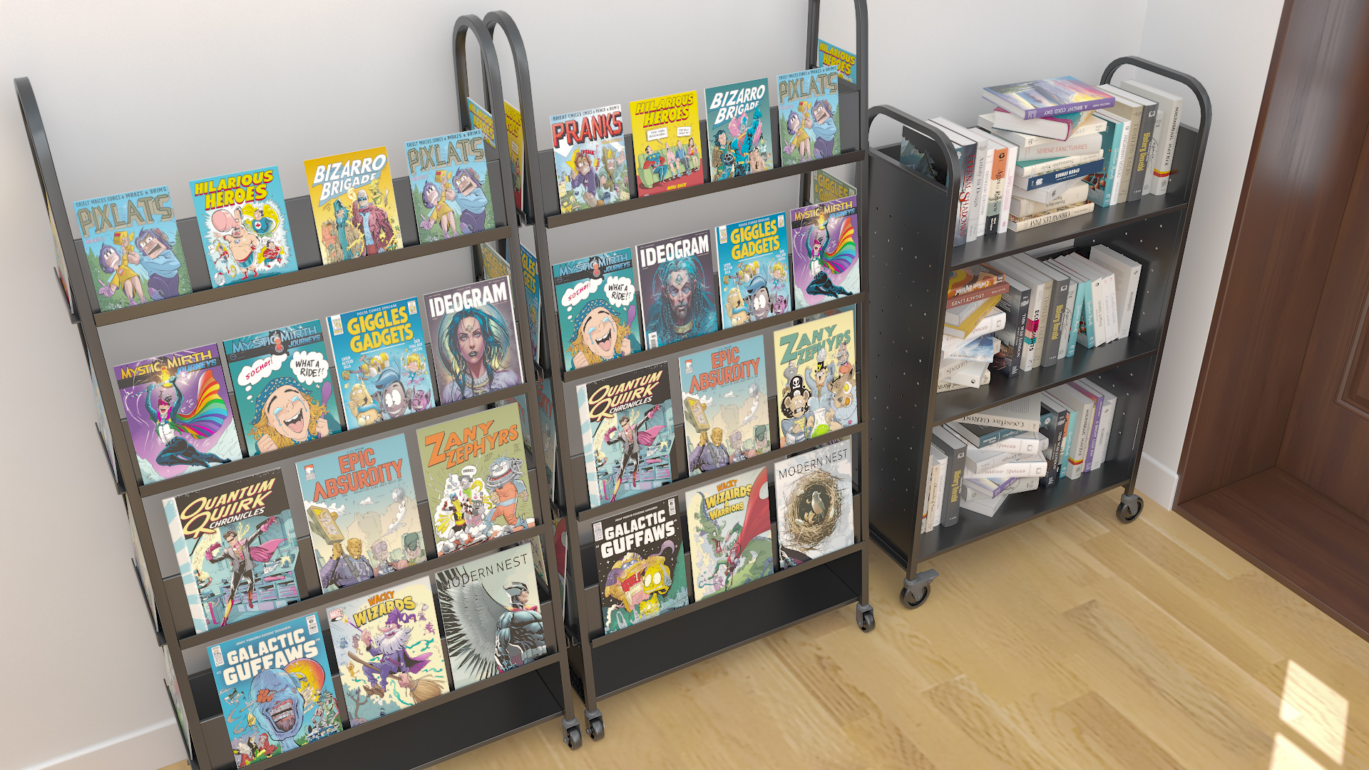 Book Store Interior 3D model