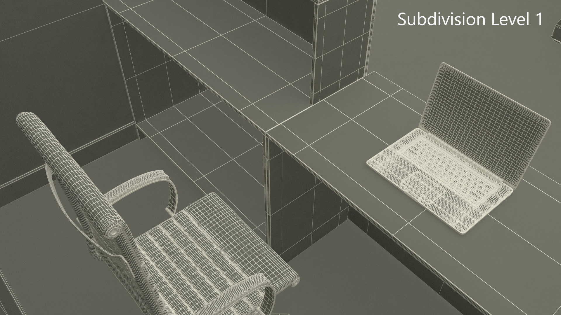 Book Store Interior 3D model