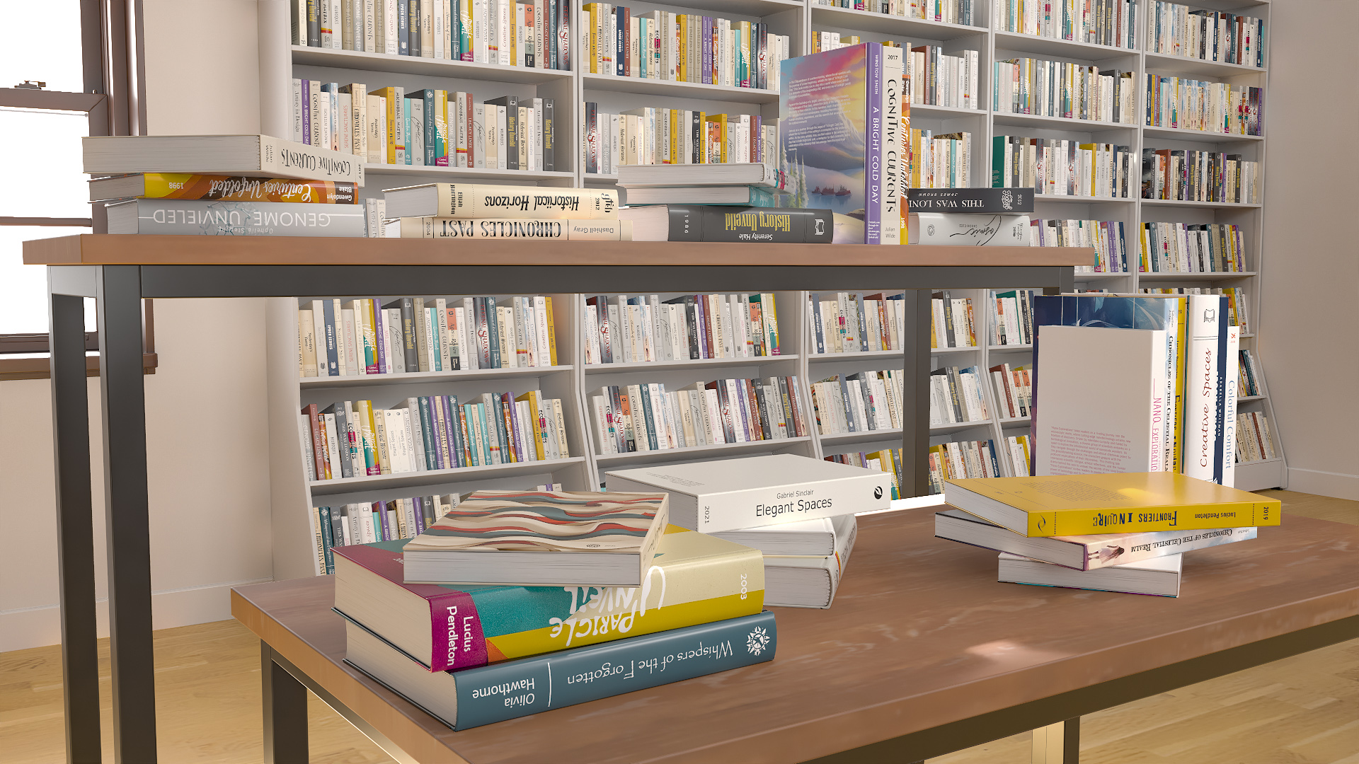 Book Store Interior 3D model
