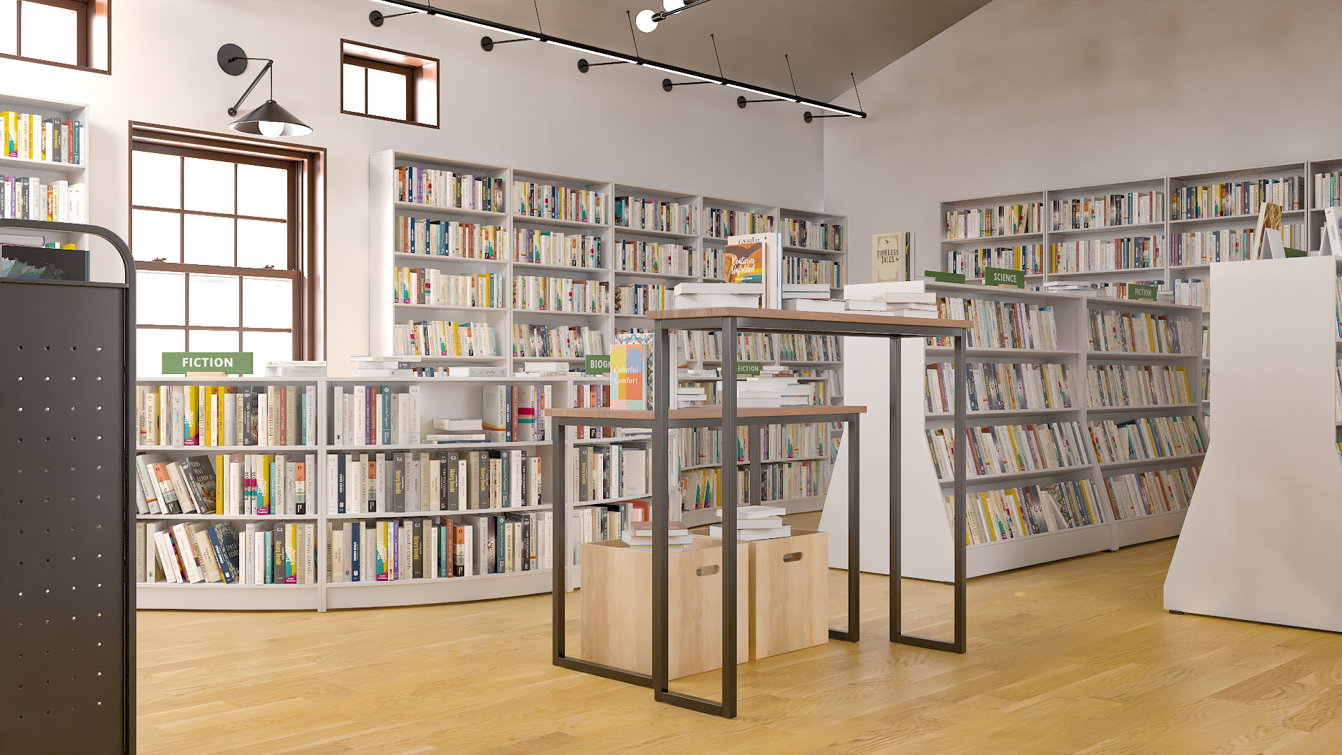 Book Store Interior 3D model