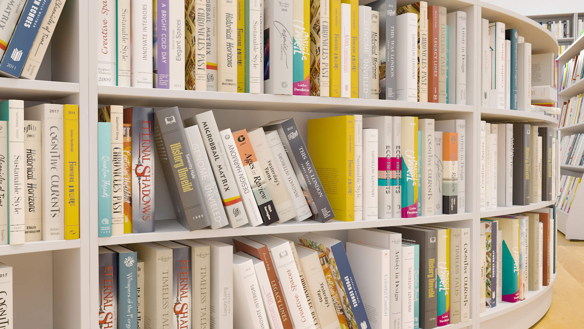 Book Store Interior 3D model