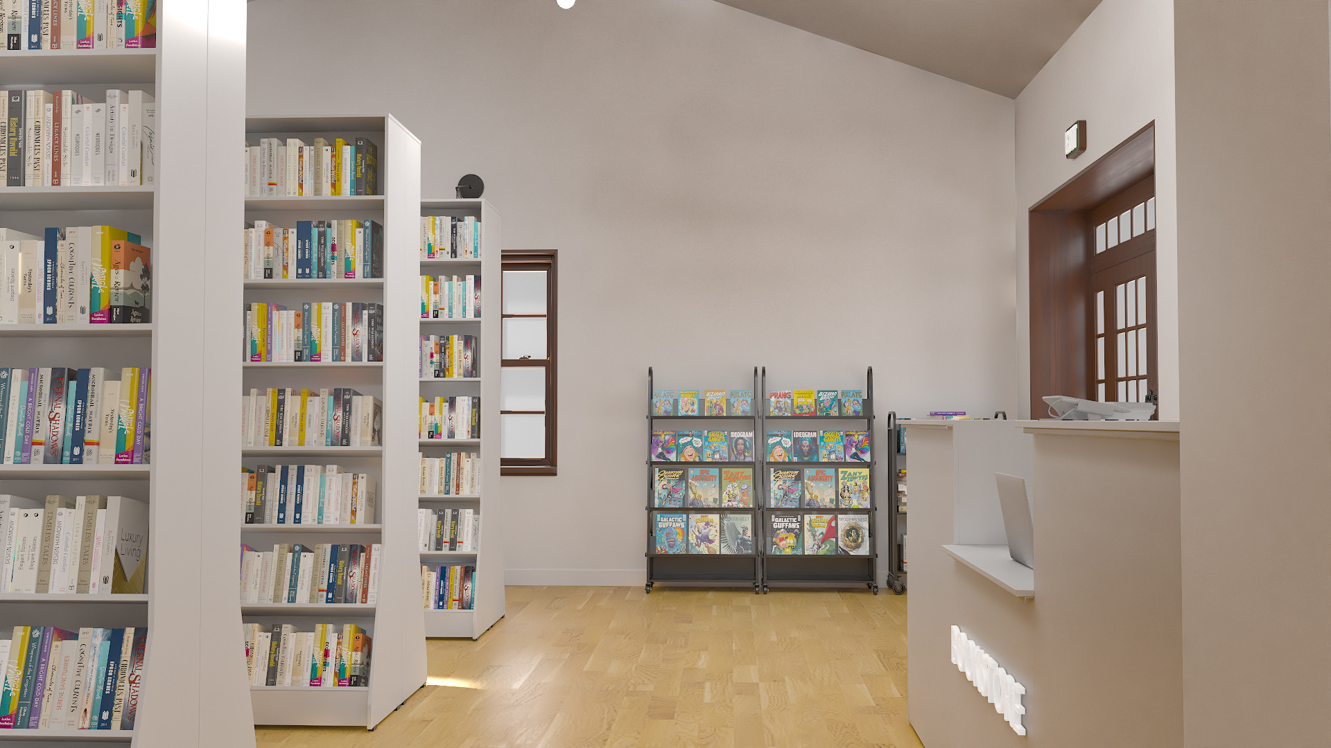 Book Store Interior 3D model