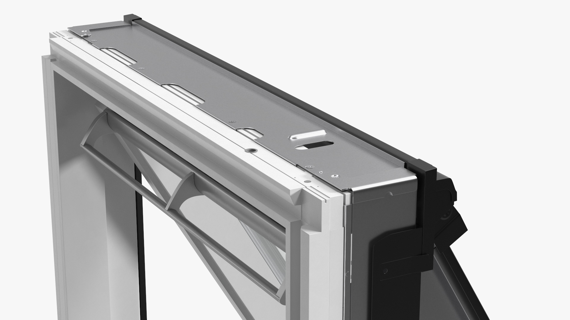 Roof Window Open 118 x 188 cm 3D model