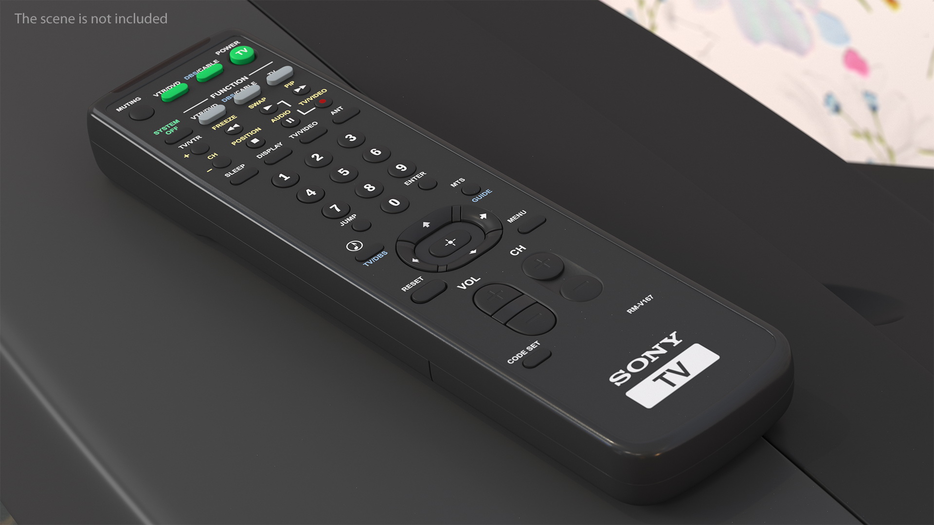 3D Sony RM-Y167 IR TV Remote Control model