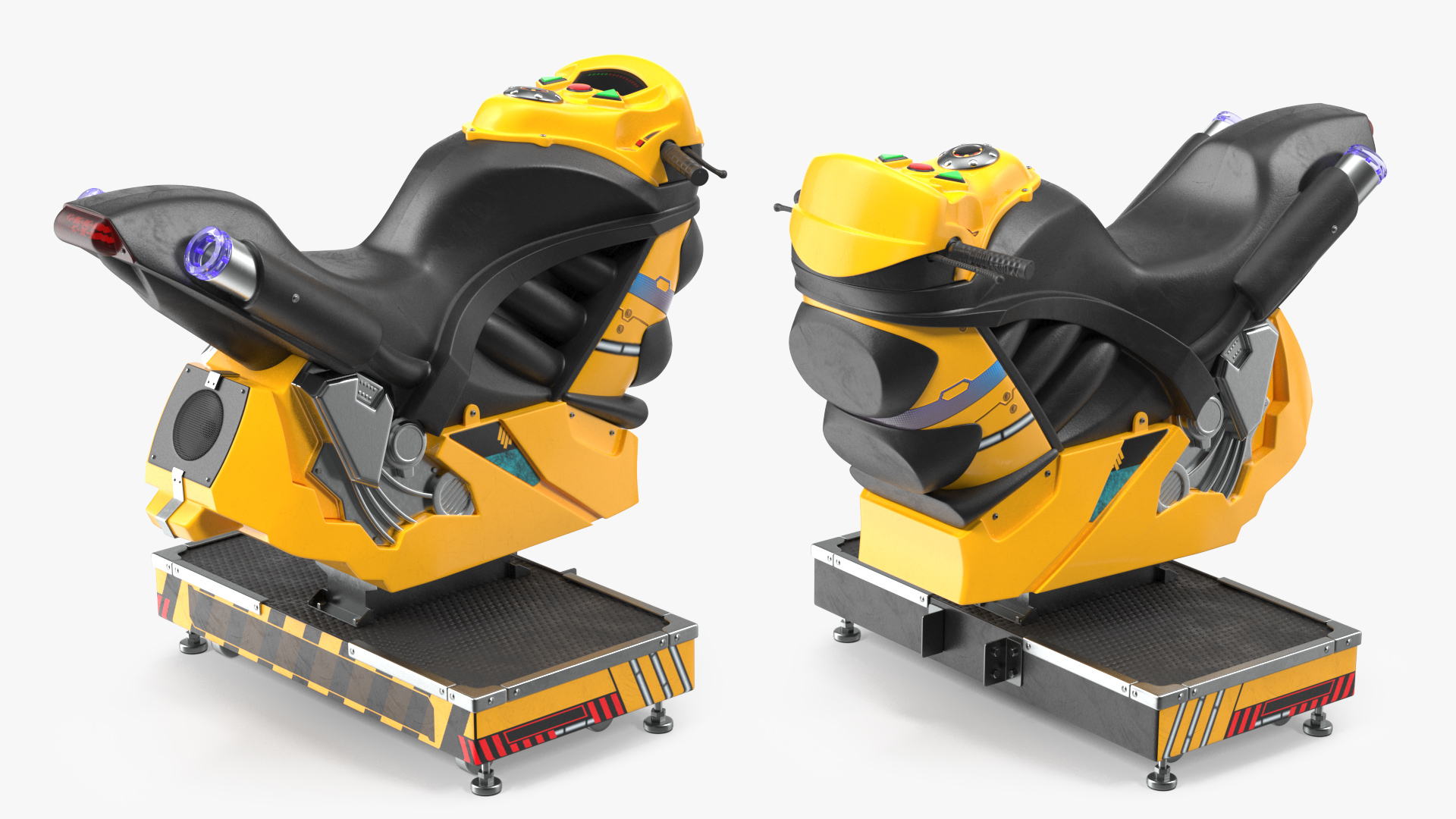 3D Motorcycle Arcade Platform