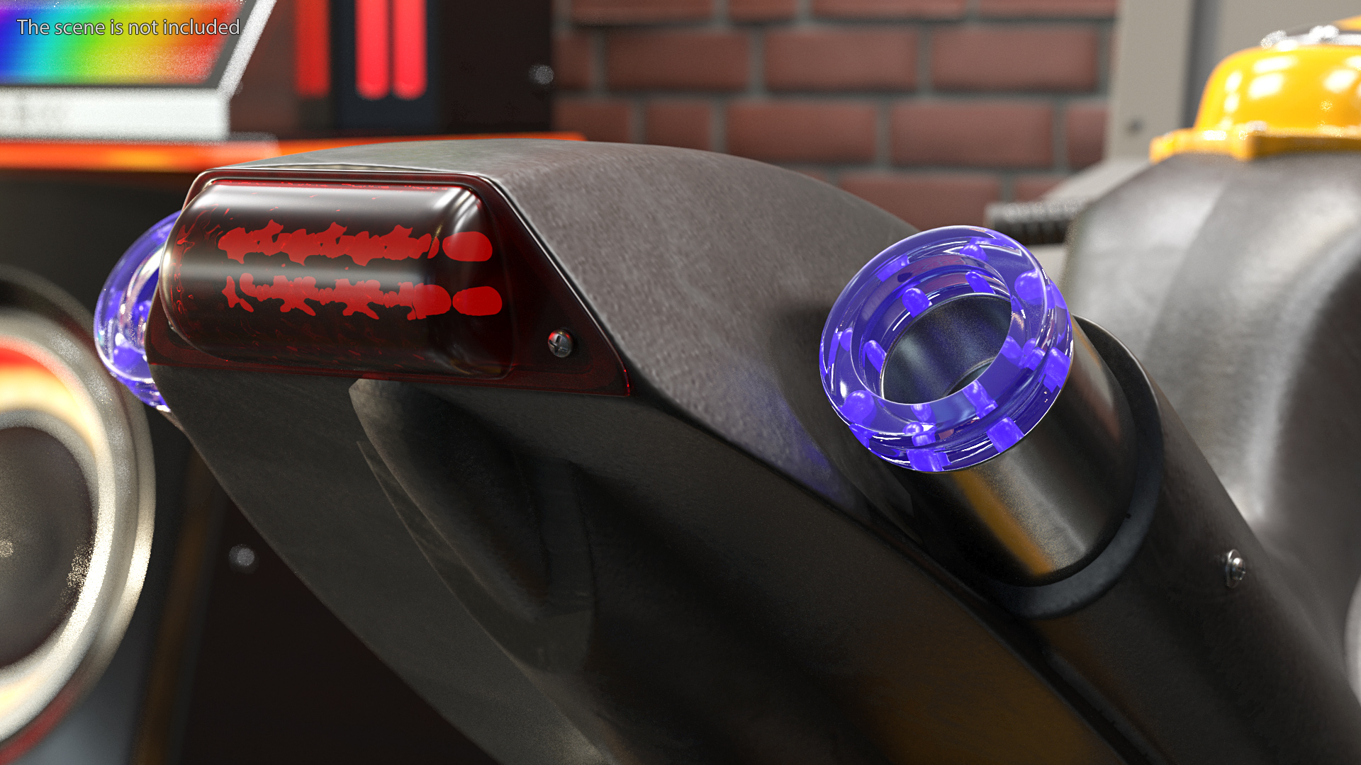 3D Motorcycle Arcade Platform