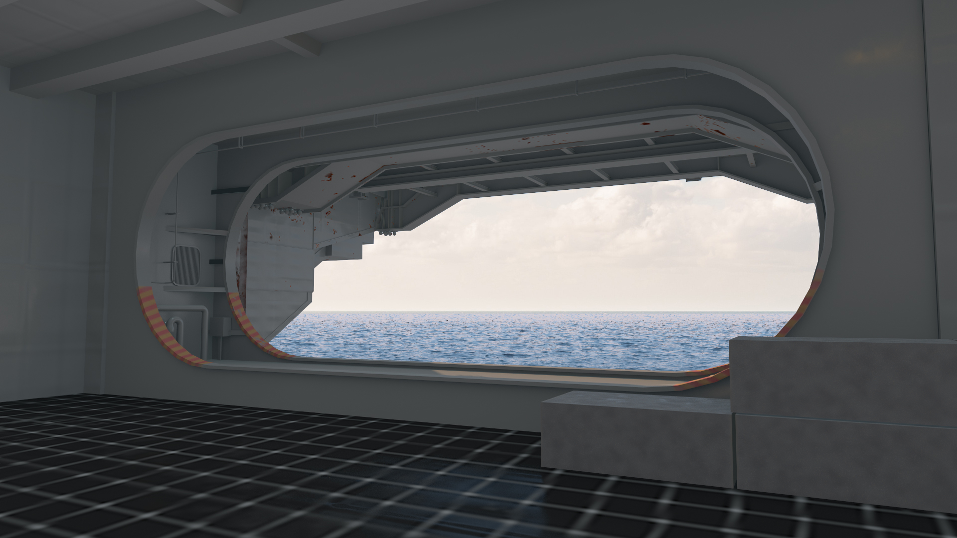 3D USS Gerald Ford CVN 78 Rigged for Maya model
