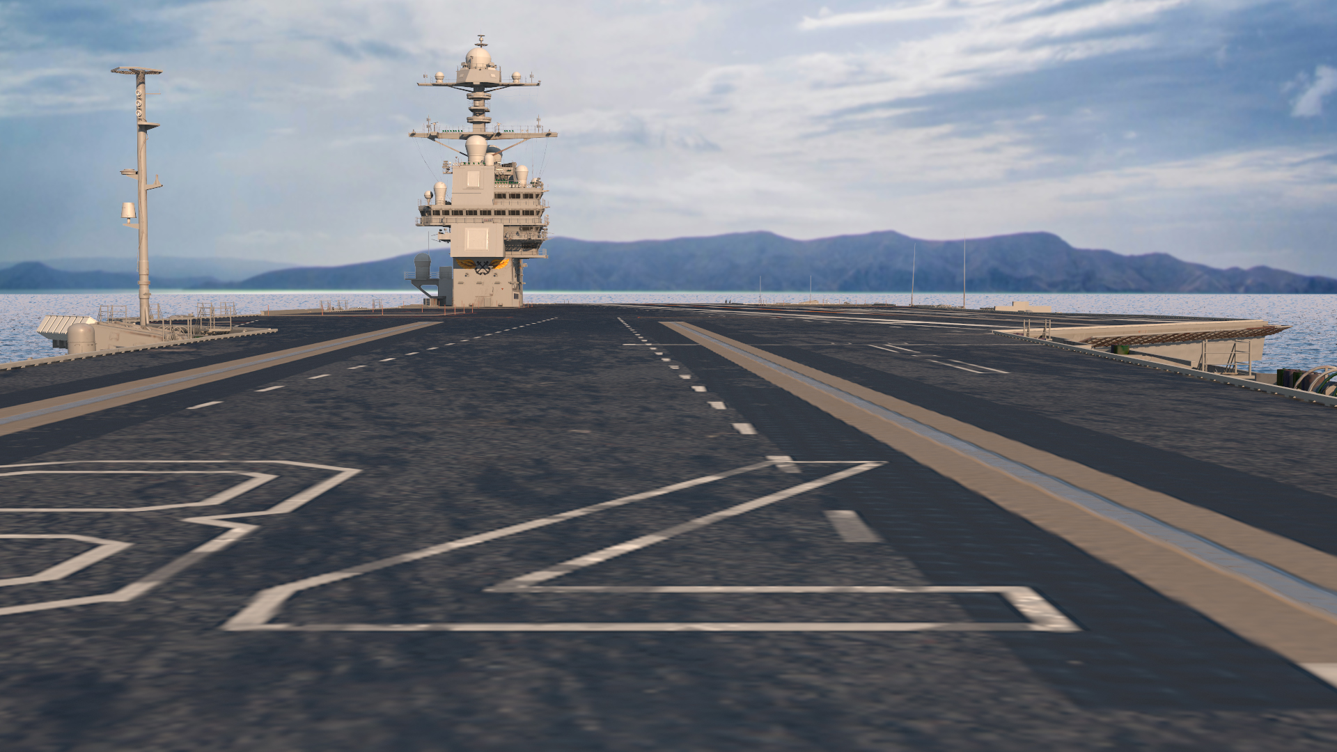3D USS Gerald Ford CVN 78 Rigged for Maya model