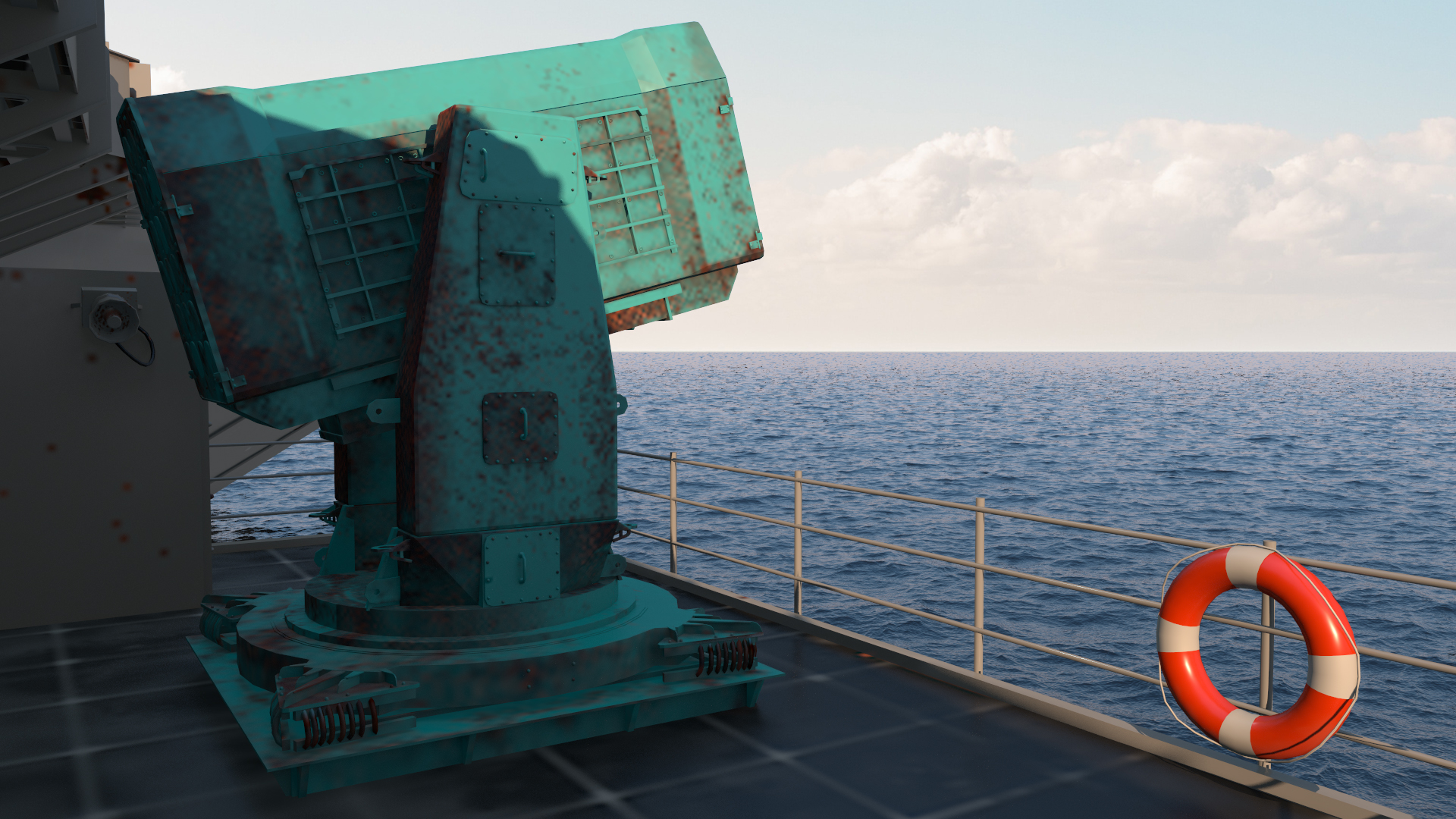 3D USS Gerald Ford CVN 78 Rigged for Maya model