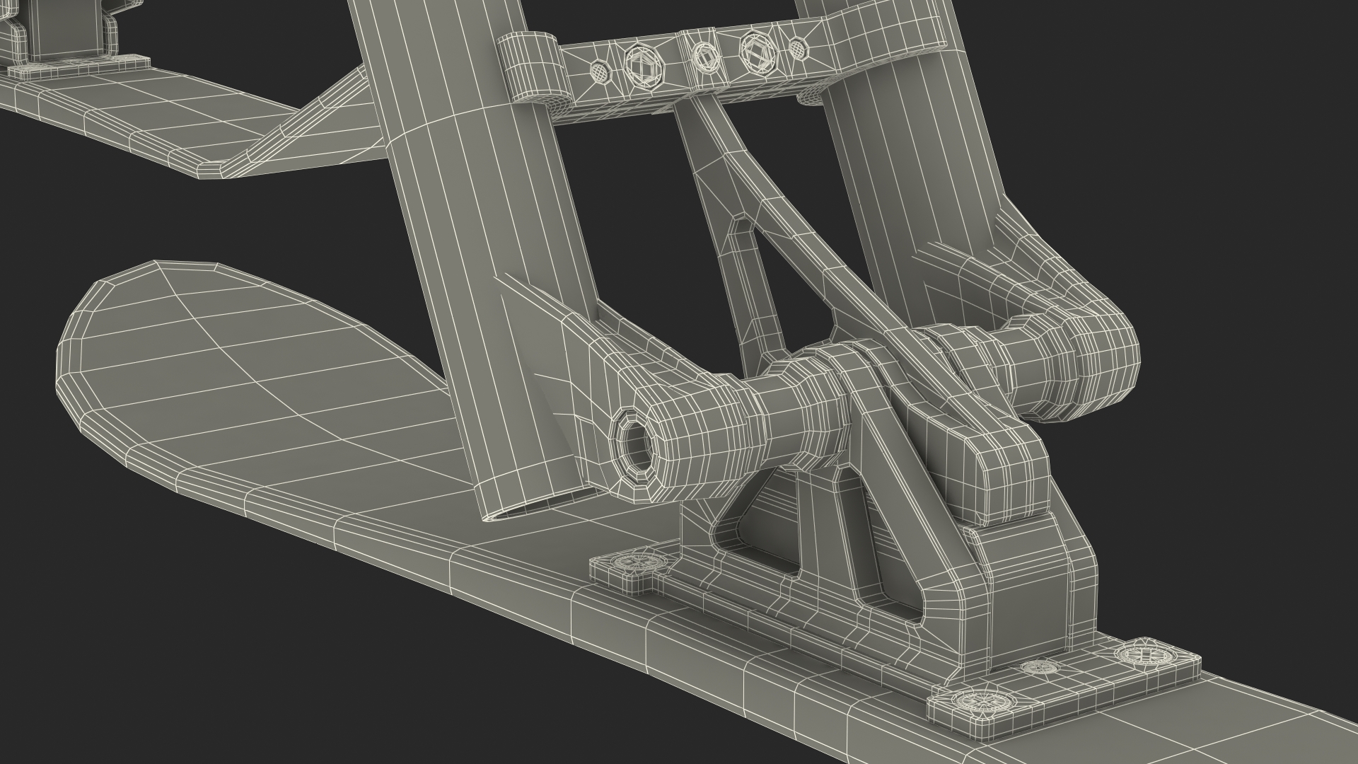 Snow Bike Artic Rigged 3D