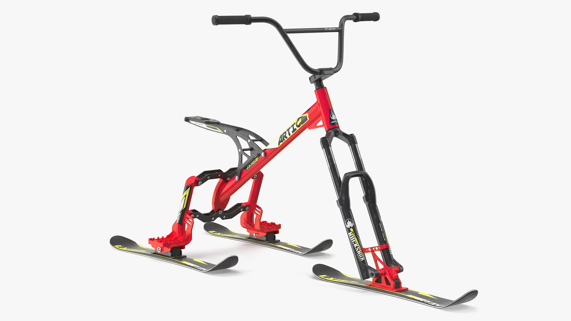 Snow Bike Artic Rigged 3D