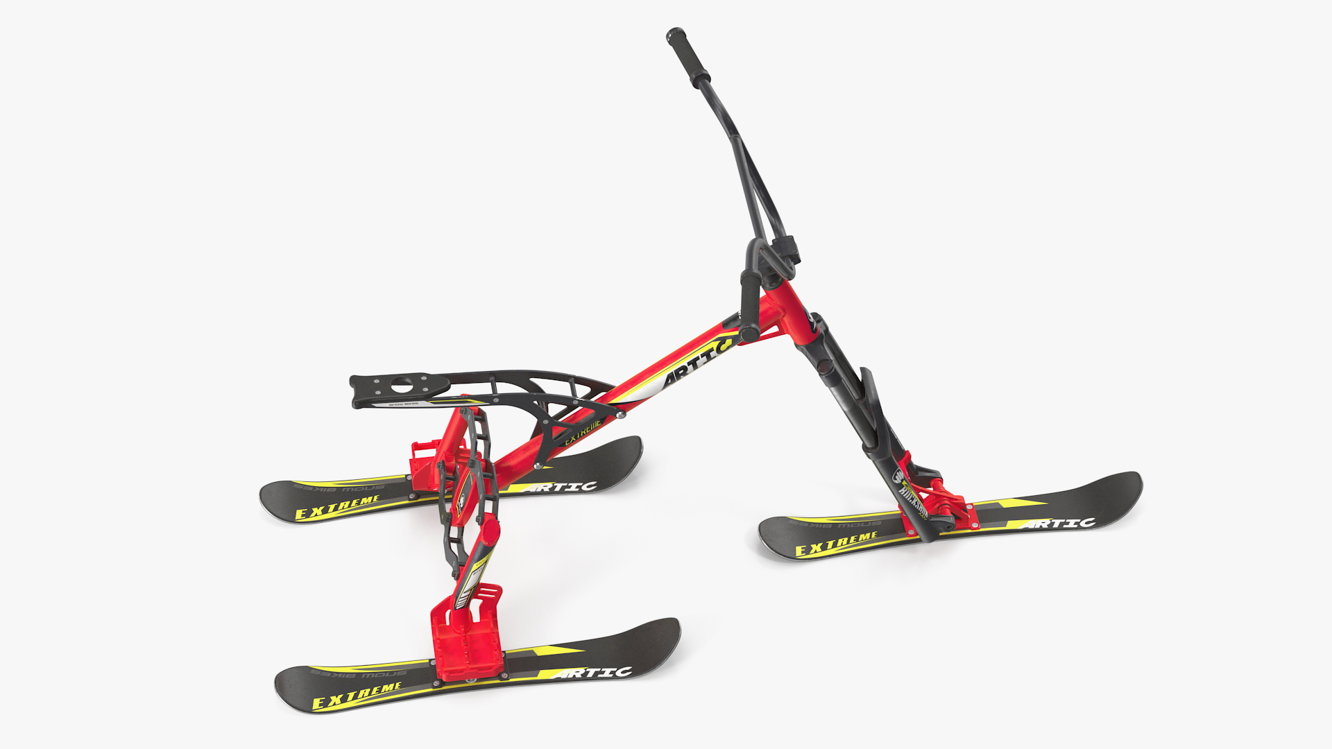 Snow Bike Artic Rigged 3D