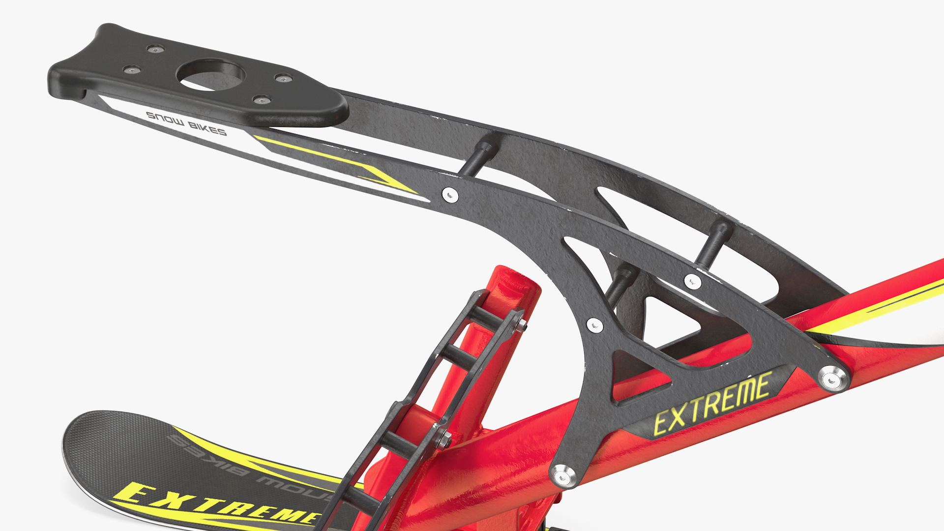 Snow Bike Artic Rigged 3D