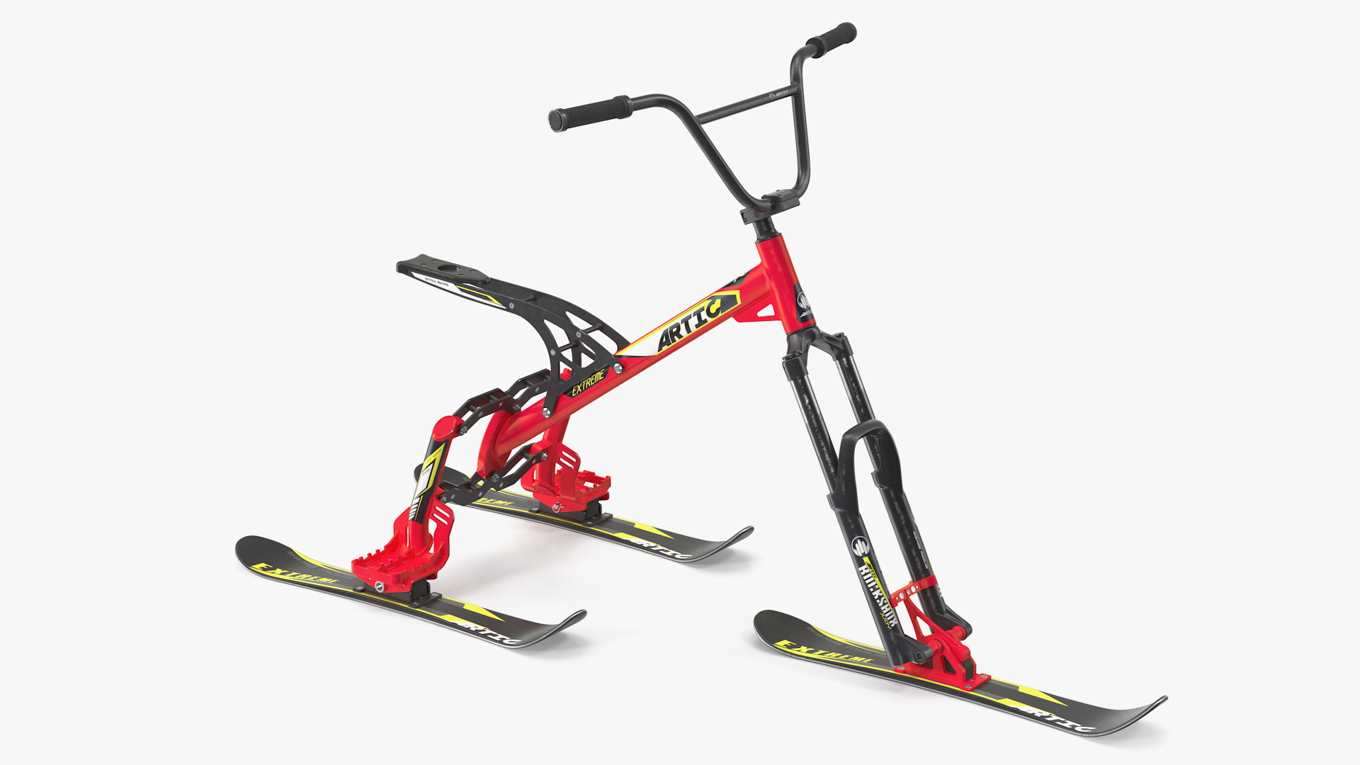 Snow Bike Artic Rigged 3D
