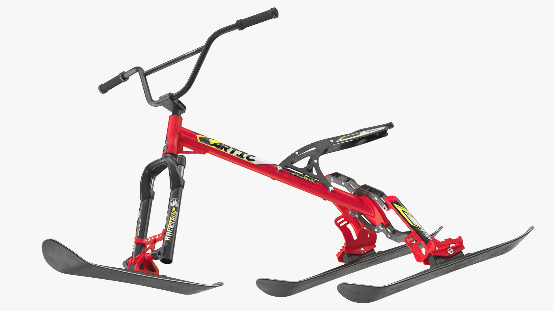 Snow Bike Artic Rigged 3D