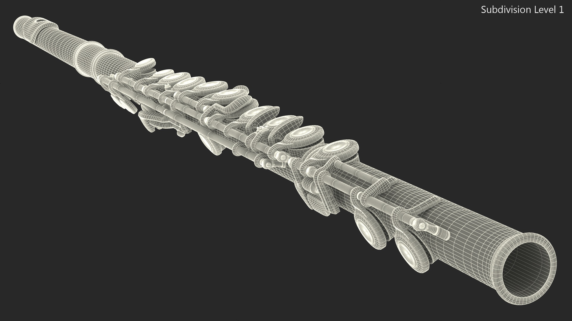 3D Western Concert Flute
