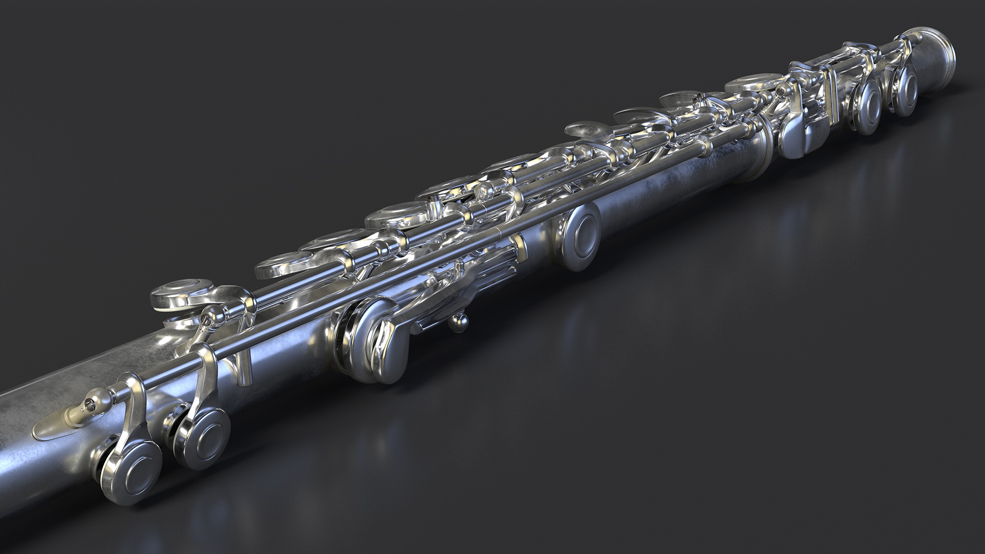 3D Western Concert Flute