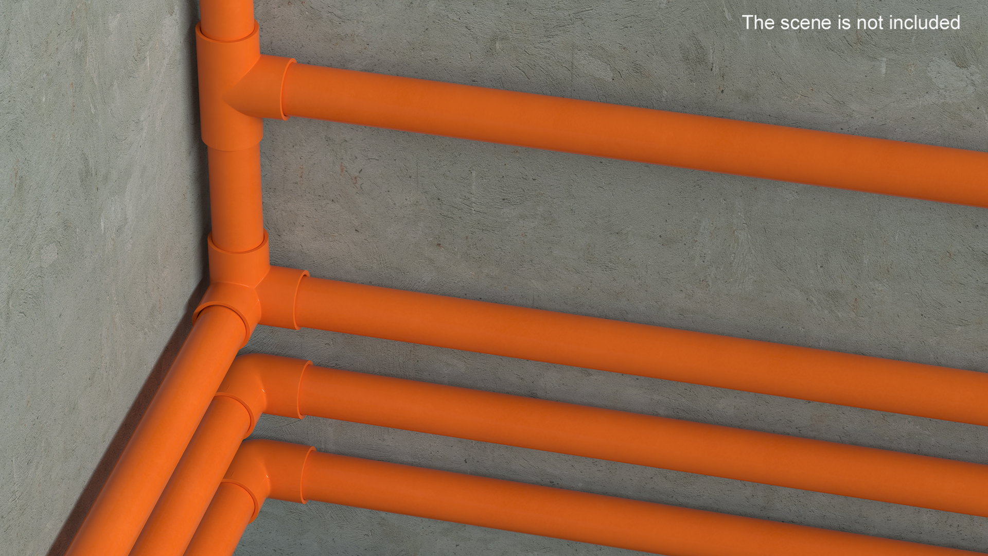 Five Different PVC Fittings 5.1D 3D