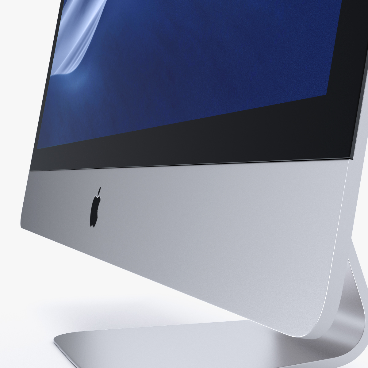 3D model Apple 27 iMac 2018 Silver
