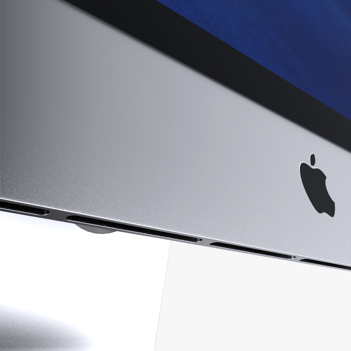 3D model Apple 27 iMac 2018 Silver