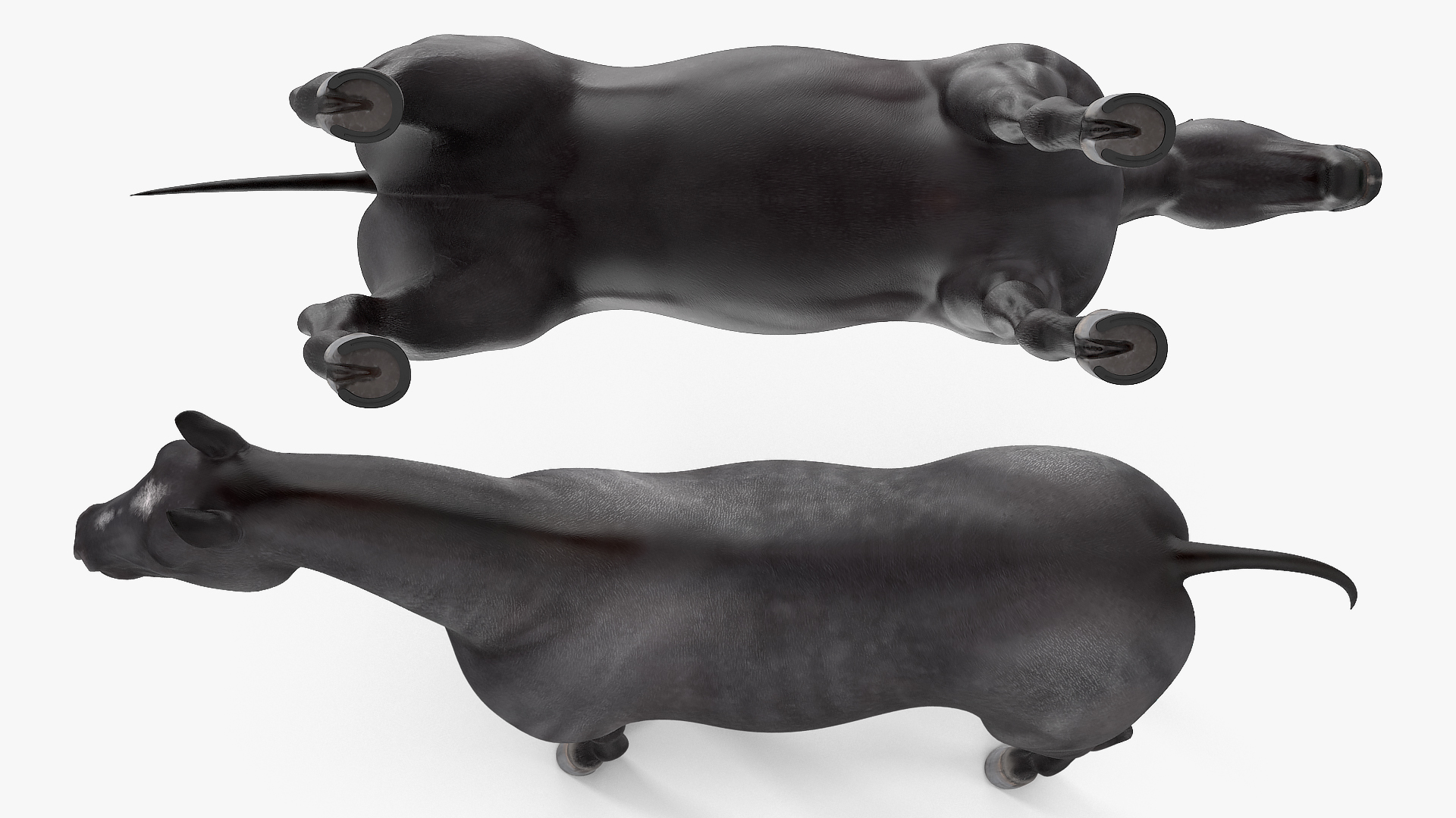 3D Horse Black