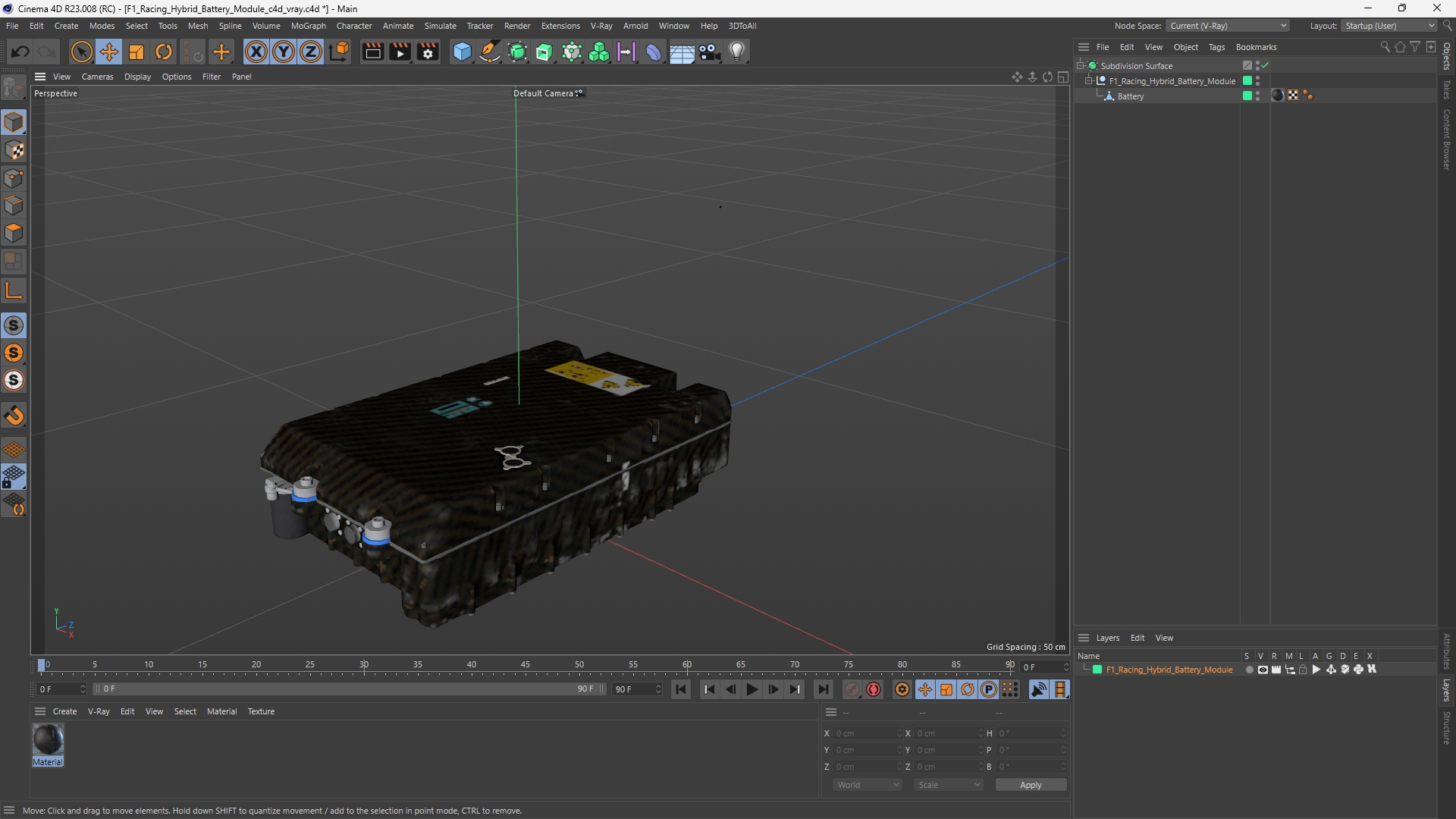 F1 Racing Hybrid Battery Module, view 11