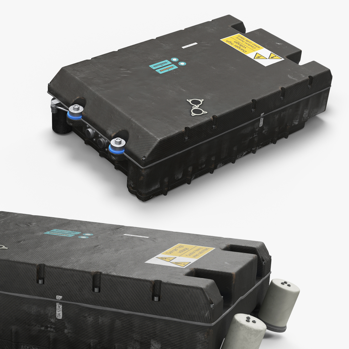 F1 Racing Hybrid Battery Module 3D model preview