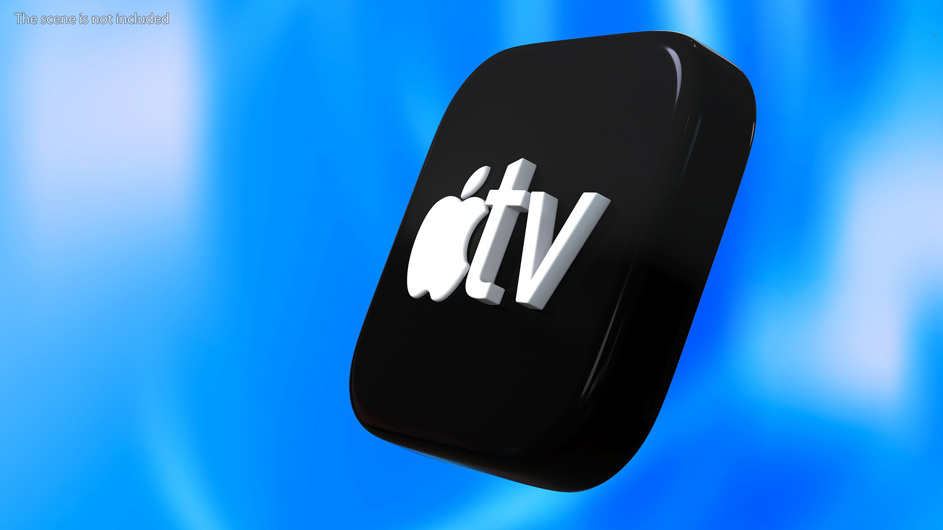 iPhone iOS Apple TV Icon 3D model