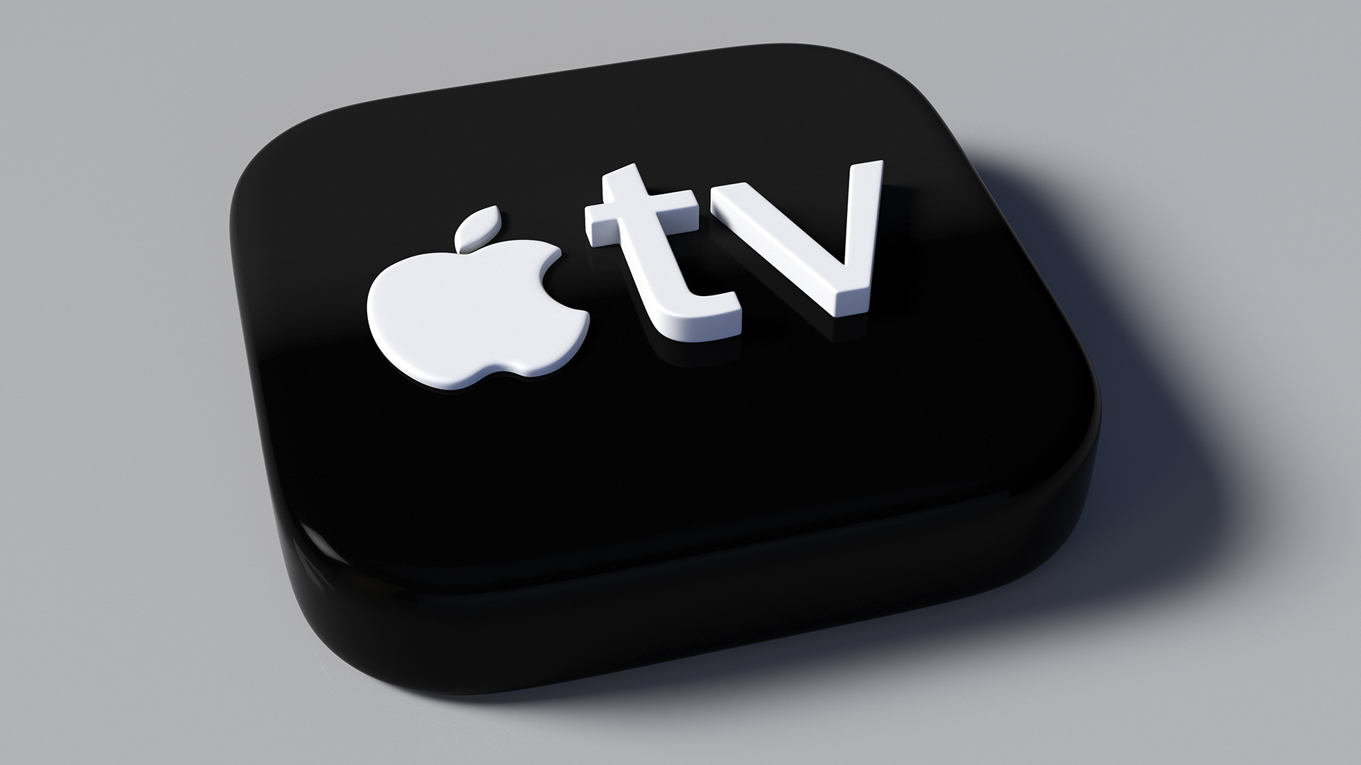 iPhone iOS Apple TV Icon 3D model