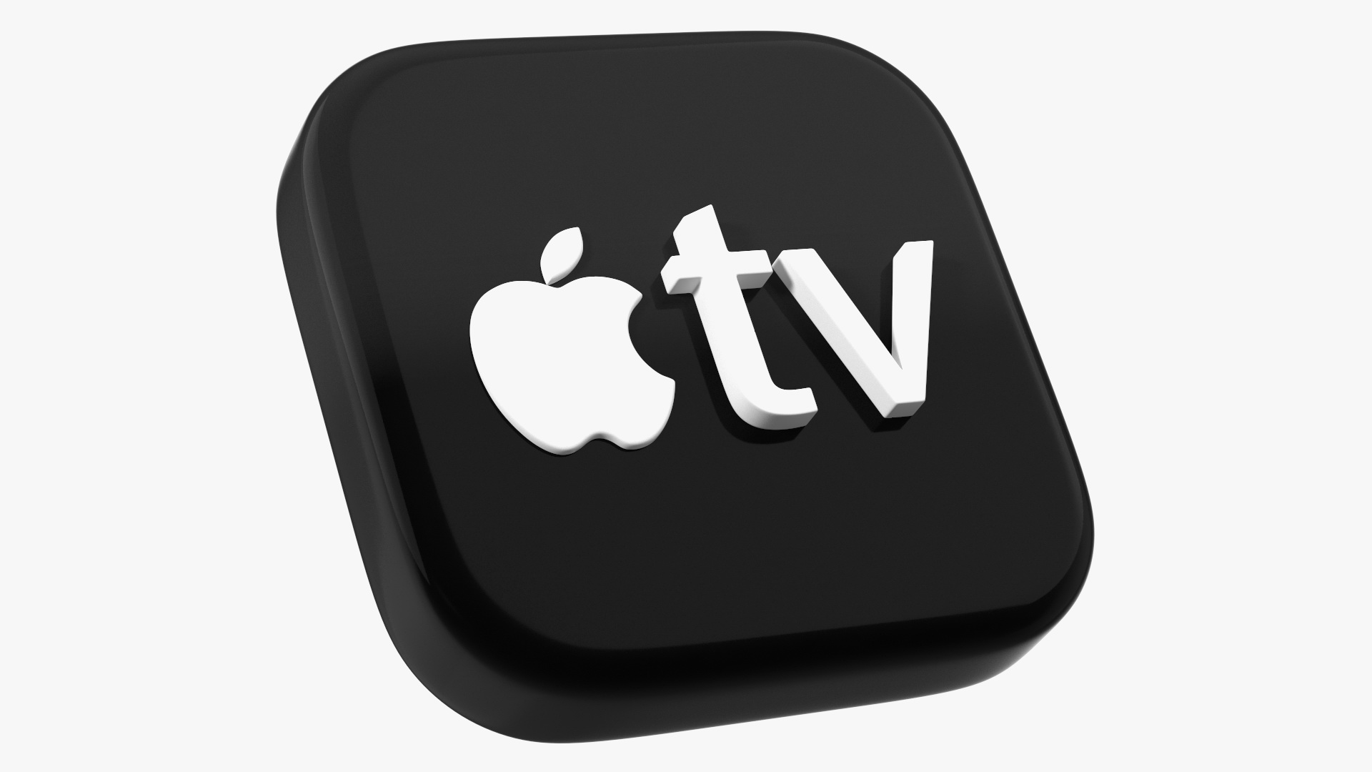 iPhone iOS Apple TV Icon 3D model