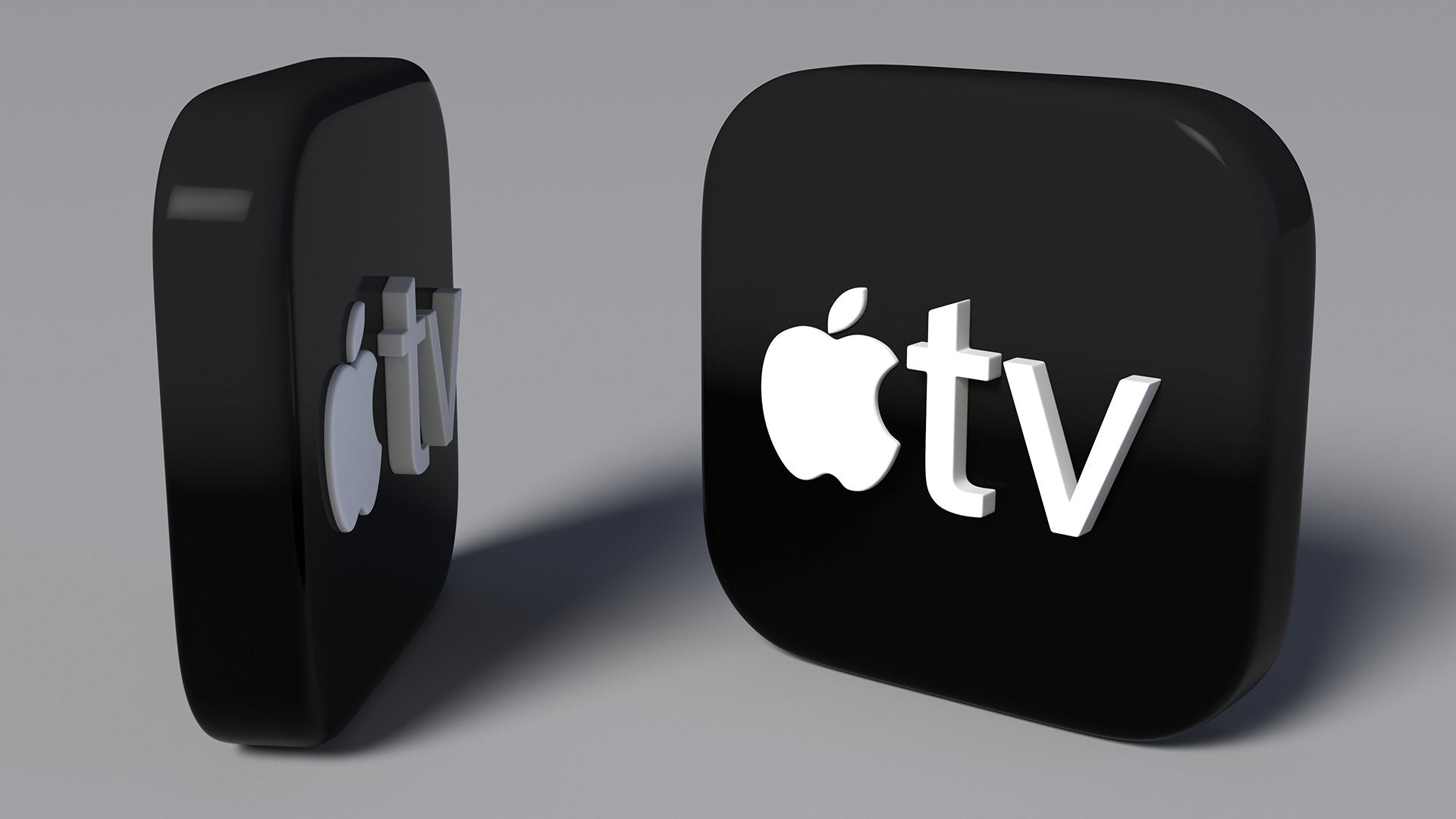 iPhone iOS Apple TV Icon 3D model