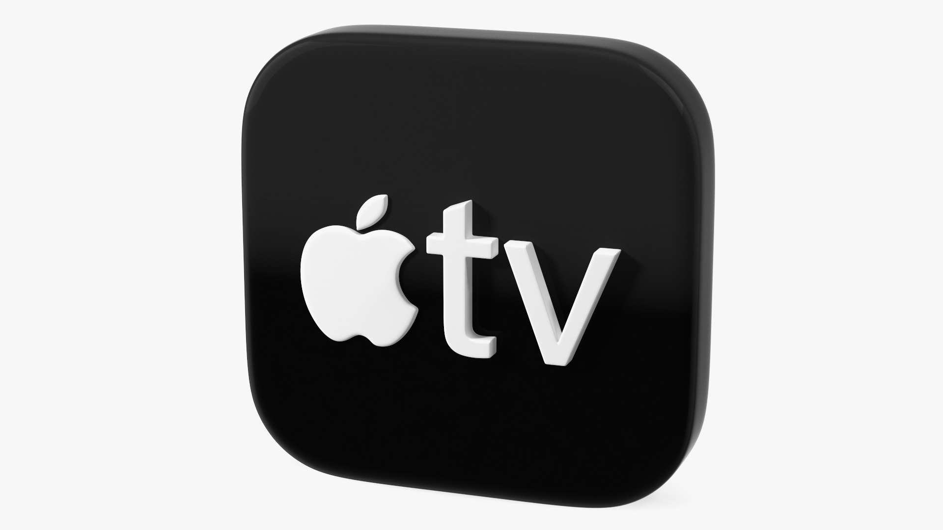 iPhone iOS Apple TV Icon 3D model